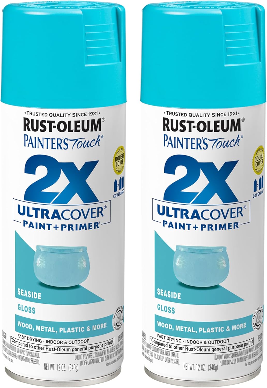 PINTURA EN SPRAY RUST-OLEUM PAINTER'S TOUCH 2X ULTRA COVER ACABADO BRILLO SEASIDE - 1