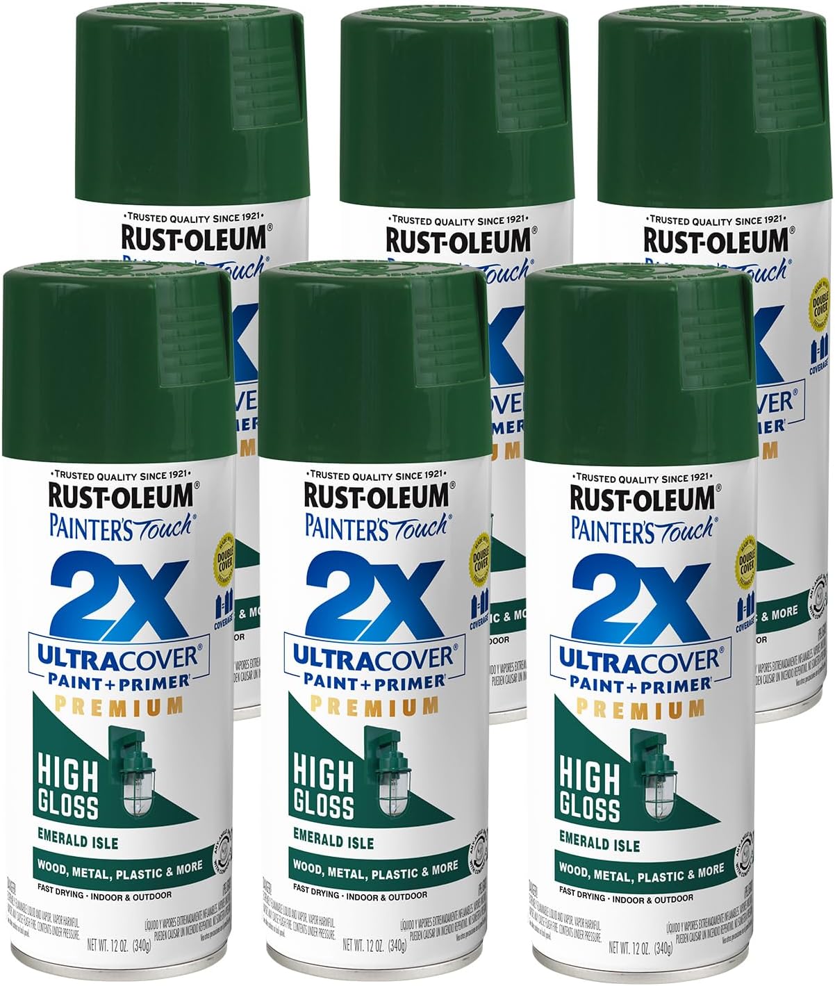 PINTURA EN SPRAY RUST-OLEUM PAINTER'S TOUCH 2X ULTRA COVER ESMERALDA - 1