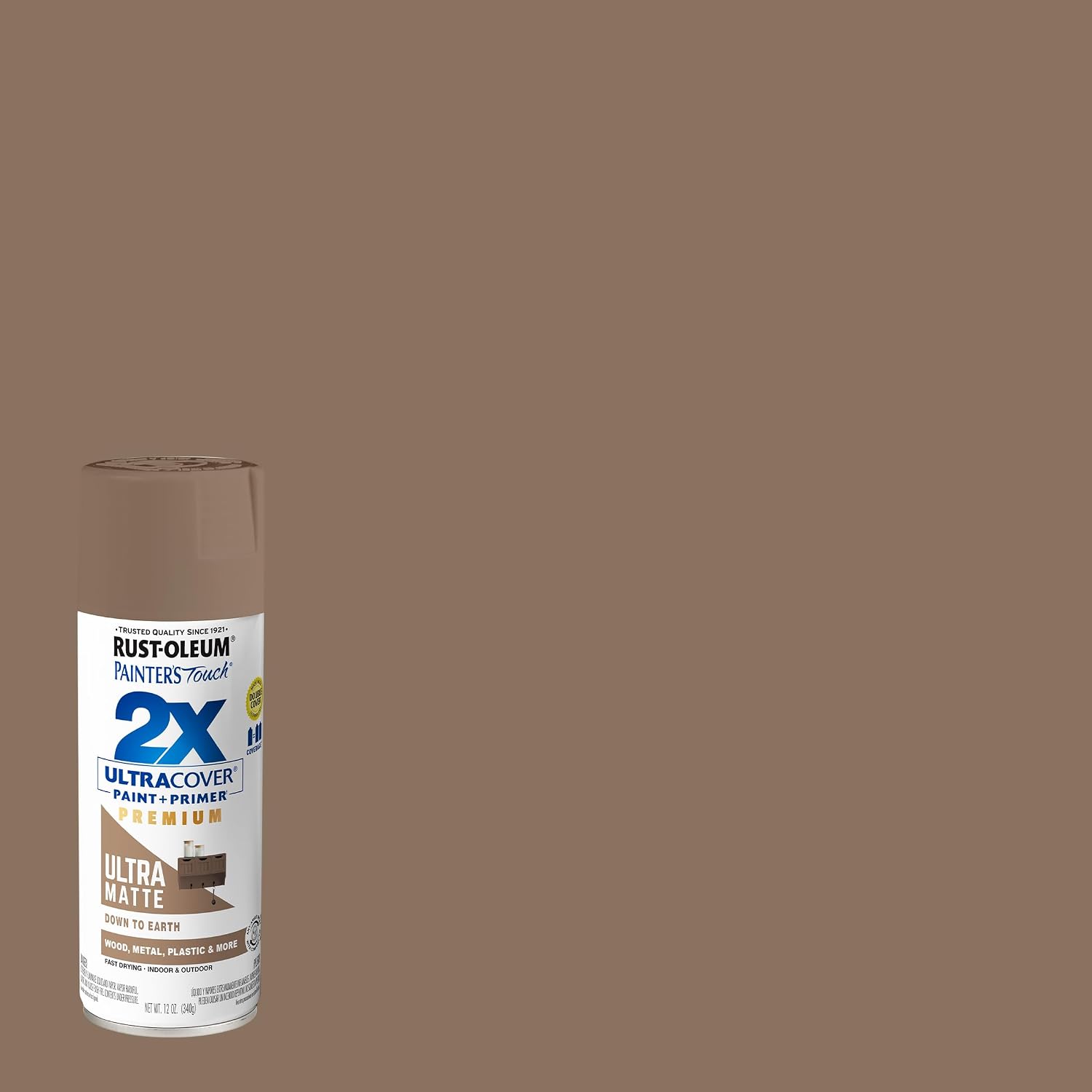 PINTURA EN SPRAY RUST-OLEUM PAINTER'S TOUCH 2X ULTRA COVER MULTIUSO DOWN TO EARTH - 2