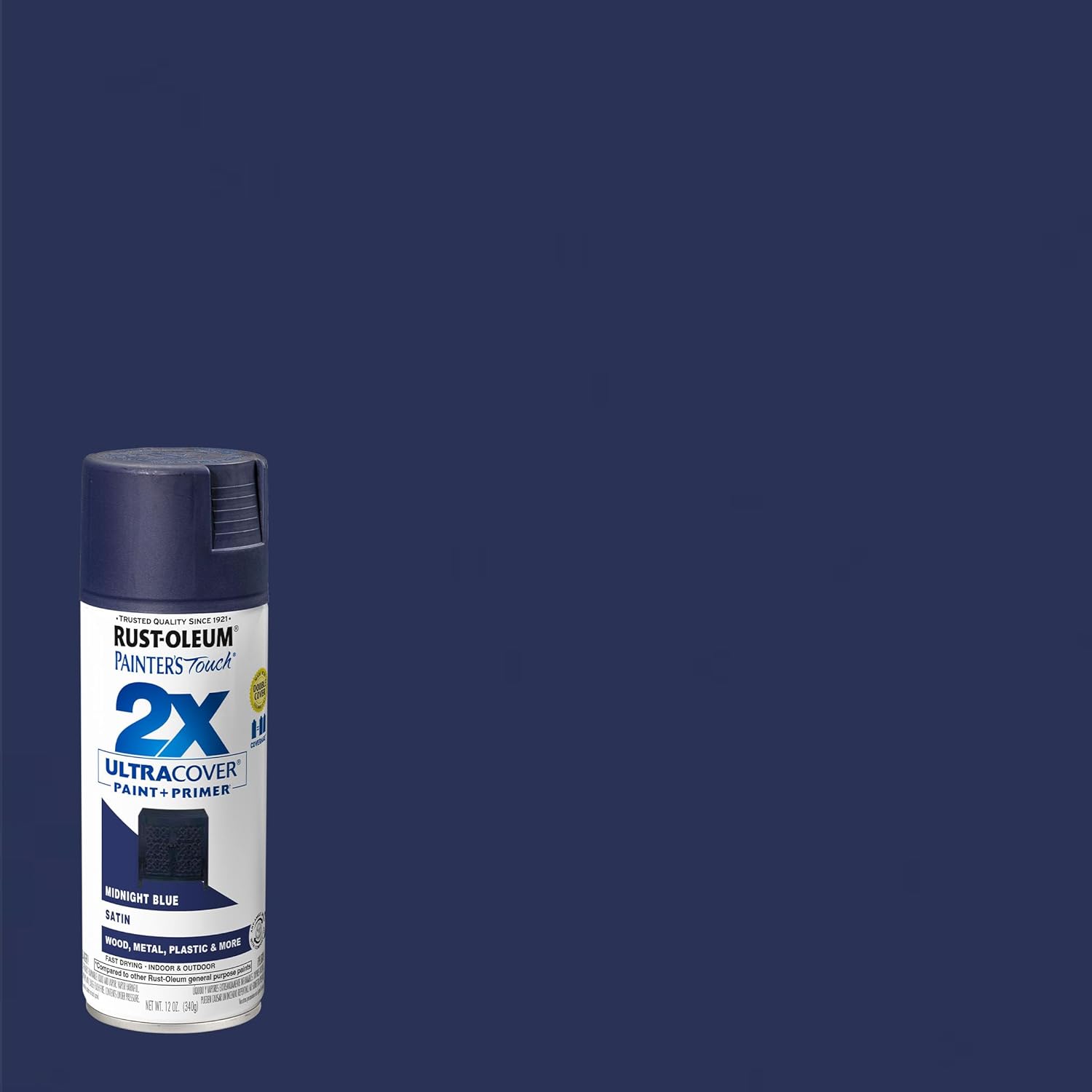 PINTURA EN SPRAY RUST-OLEUM PAINTER'S TOUCH 2X ULTRA COVER SATINADO AZUL MEDIANOCHE - 2