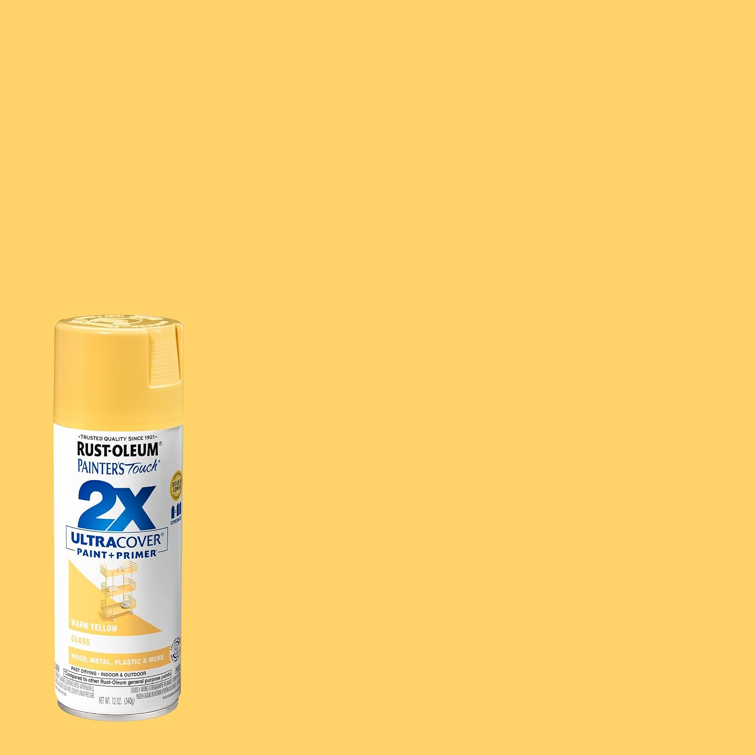 PINTURA EN SPRAY RUST-OLEUM PAINTER'S TOUCH 2X ULTRA COVER AMARILLO CÁLIDO BRILLO - 2