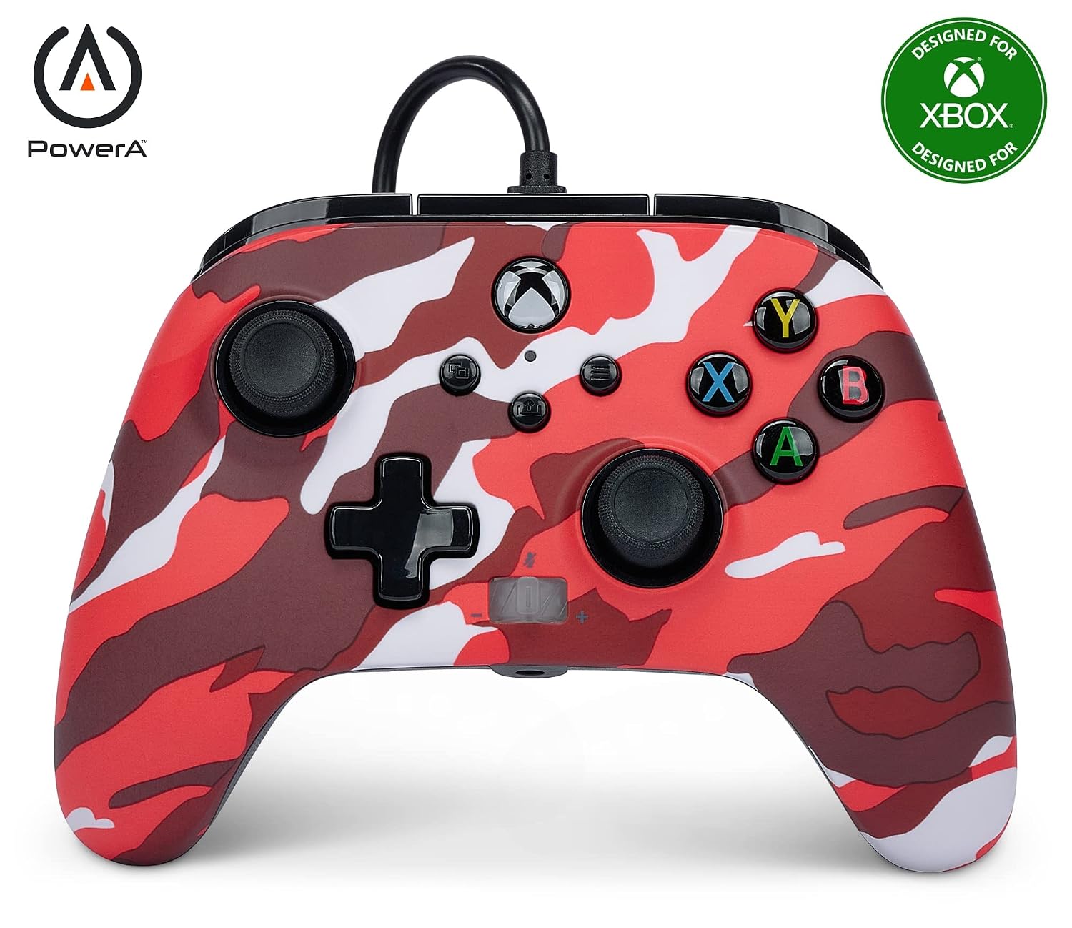 GAMEPAD POWERA ENHANCED WIRED CONTROLLER PARA XBOX SERIES X|S CAMUFLAJE ROJO - 1