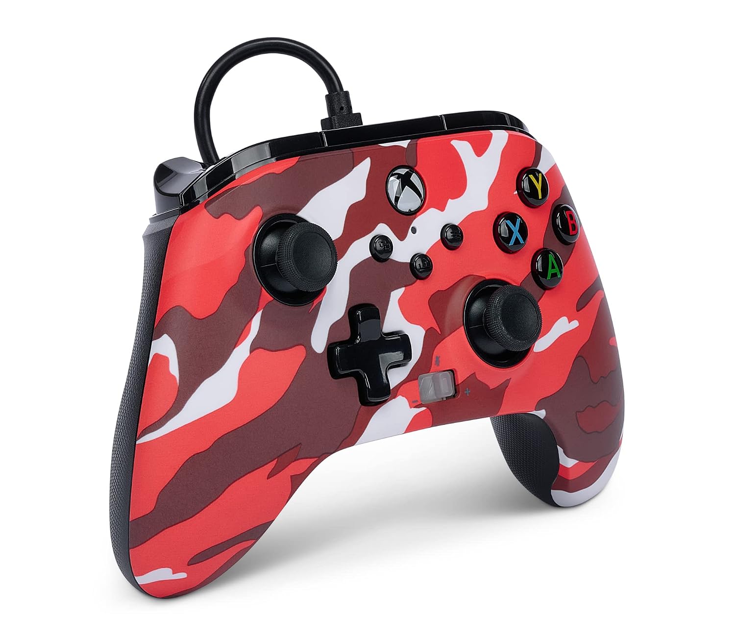 GAMEPAD POWERA ENHANCED WIRED CONTROLLER PARA XBOX SERIES X|S CAMUFLAJE ROJO - 3
