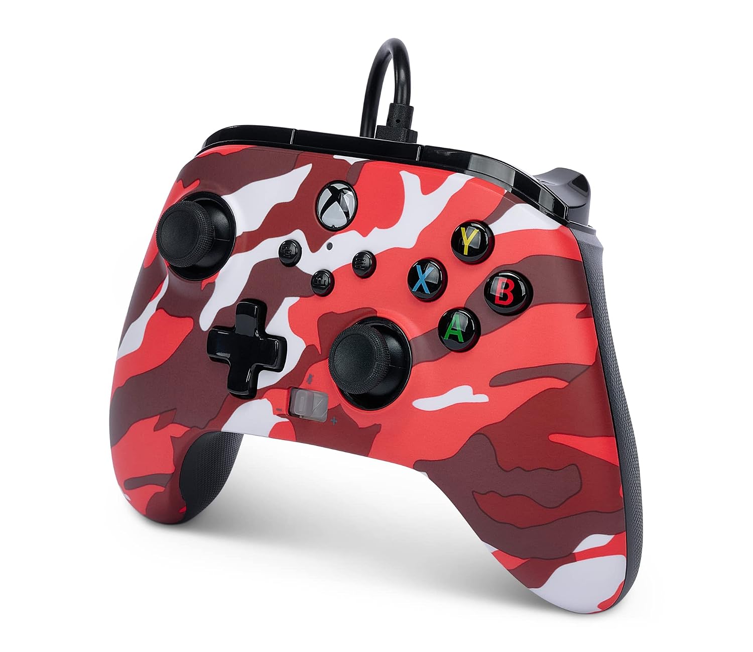 GAMEPAD POWERA ENHANCED WIRED CONTROLLER PARA XBOX SERIES X|S CAMUFLAJE ROJO - 5