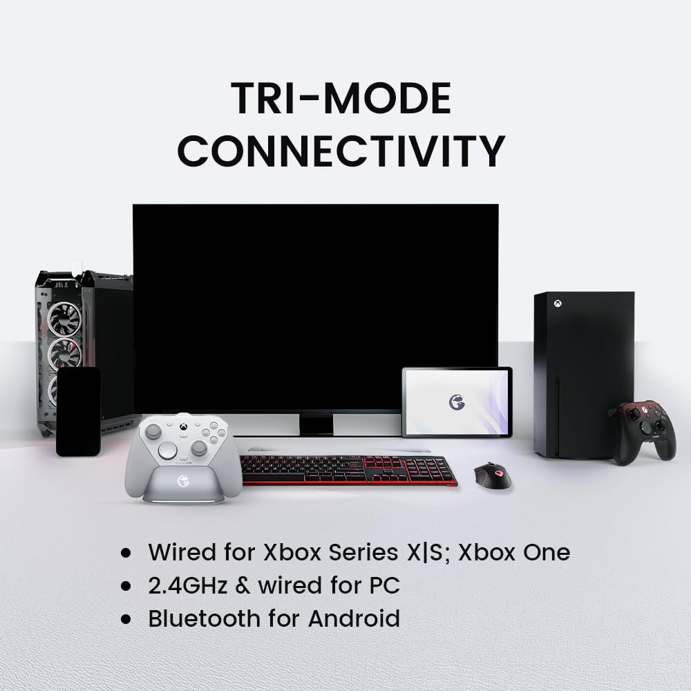 GAMEPAD GAMESIR G7 PRO INALÁMBRICO PARA XBOX SERIES X|S, XBOX ONE, PC Y ANDROID BLANCO - 2