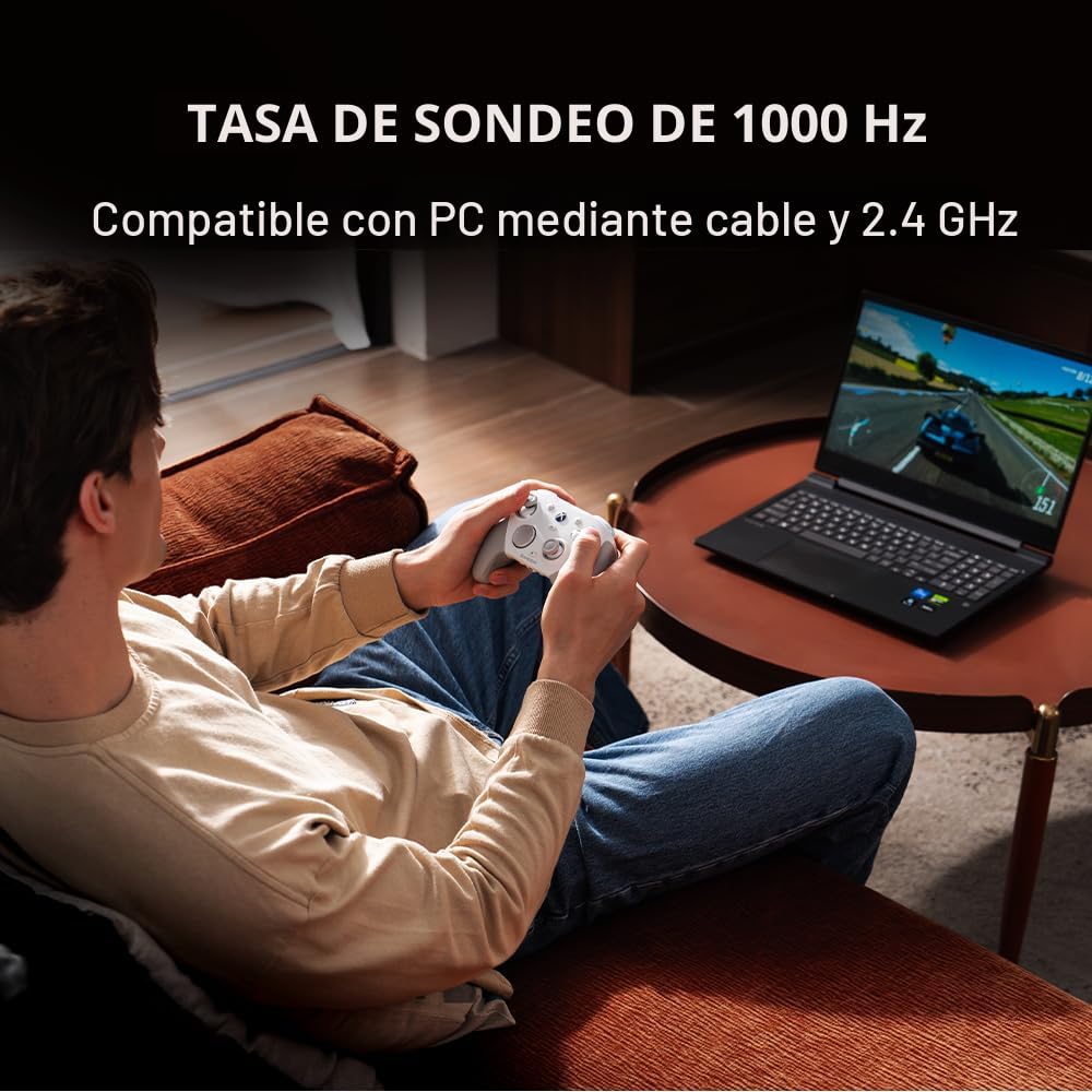 GAMEPAD GAMESIR G7 PRO INALÁMBRICO PARA XBOX SERIES X|S, XBOX ONE, PC Y ANDROID BLANCO - 4