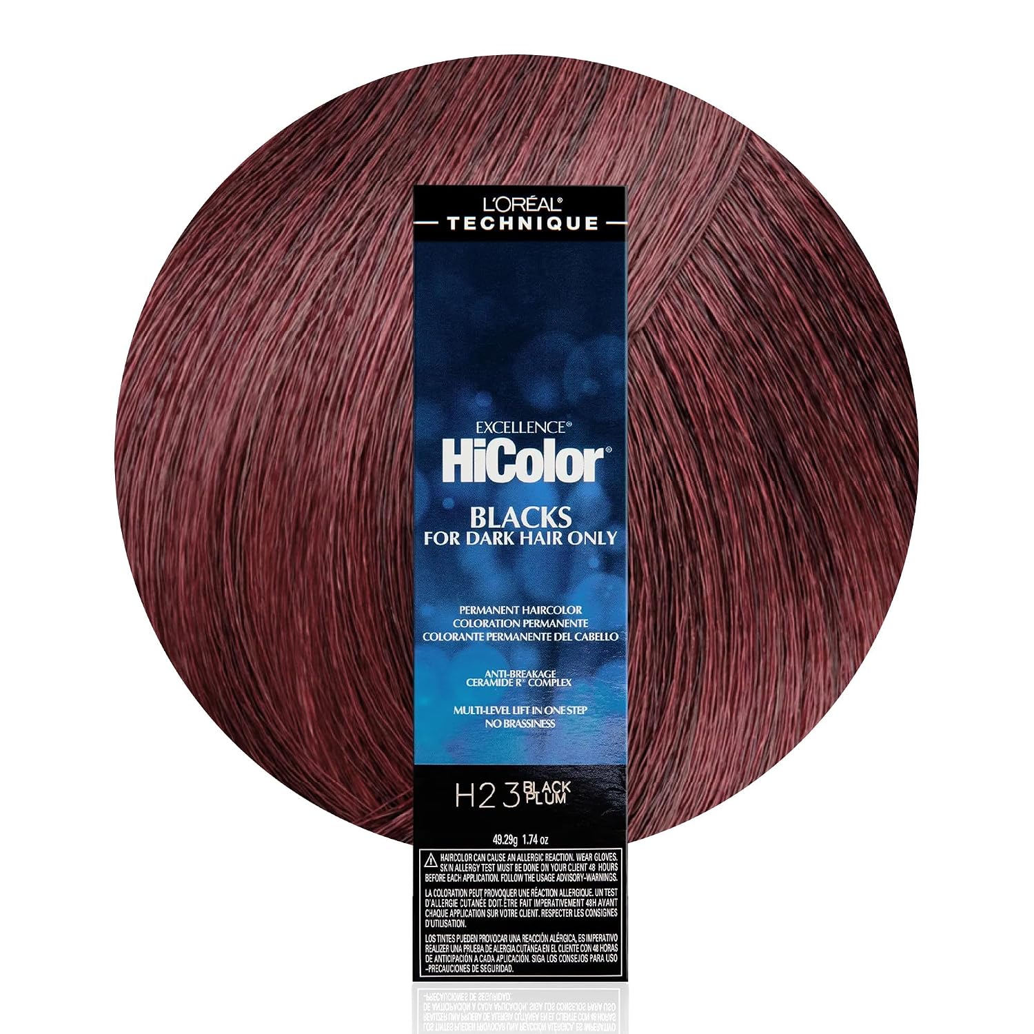 TINTURA PERMANENTE L'ORÉAL TECHNIQUE HICOLOR VIOLET Y BLACKS PARA CABELLO OSCURO - 1