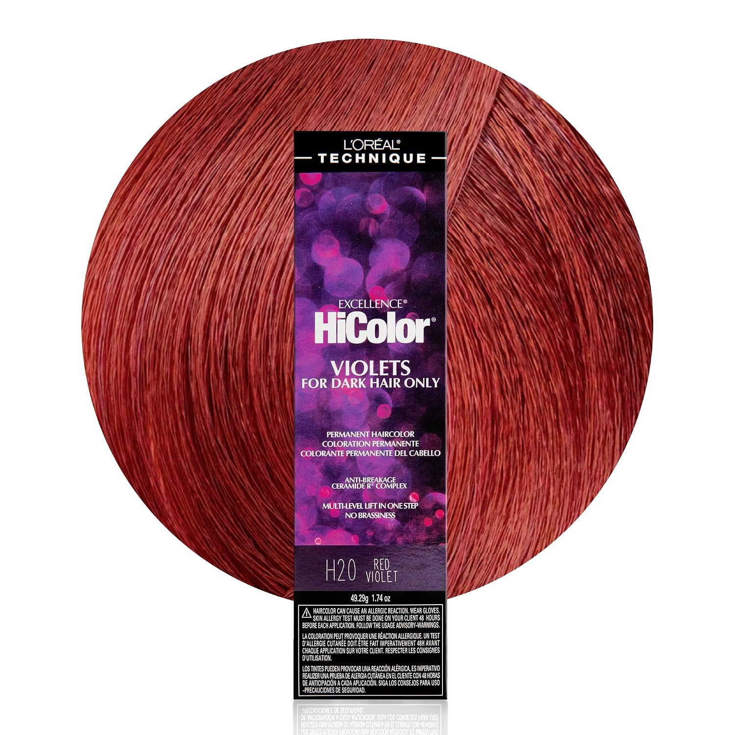 TINTURA PERMANENTE L'ORÉAL TECHNIQUE HICOLOR VIOLET Y BLACKS - 1
