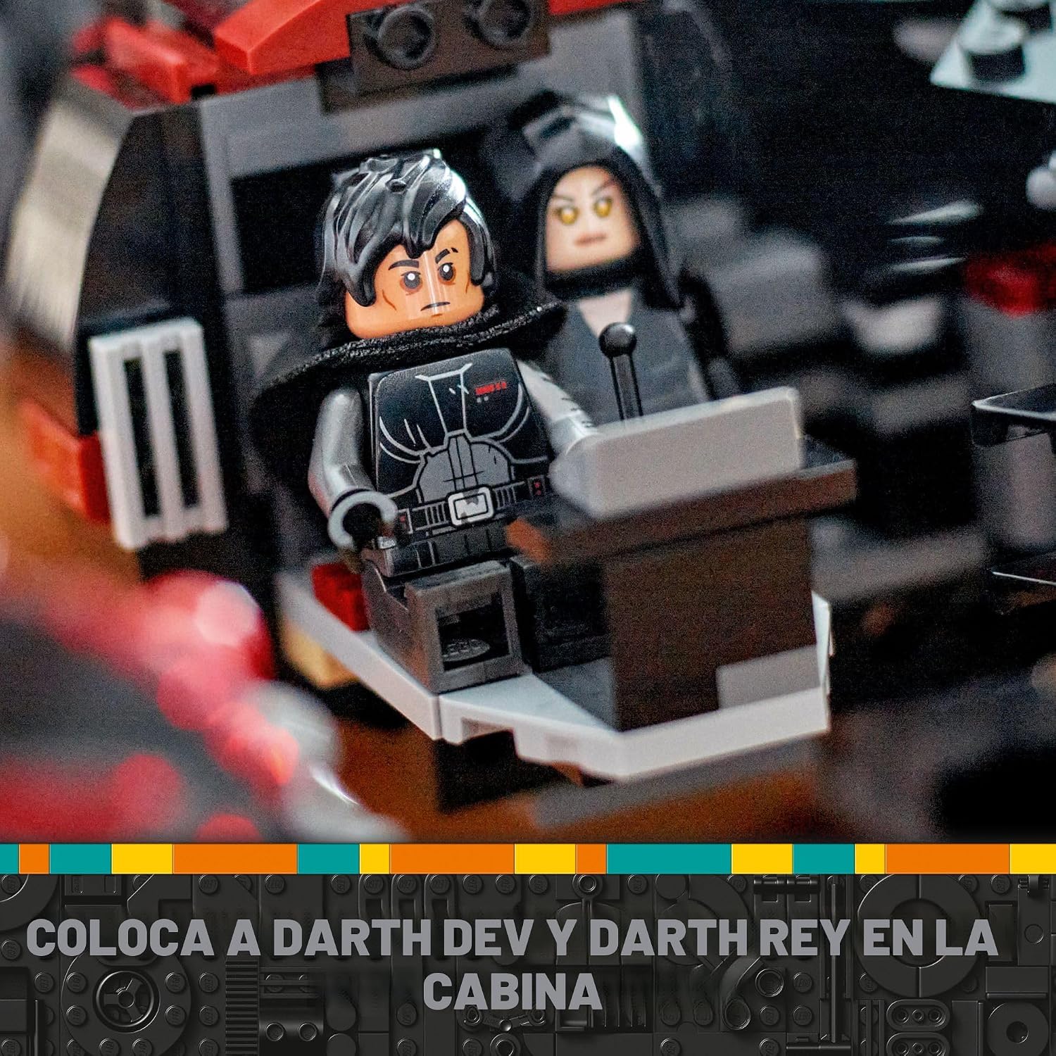 LEGO STAR WARS THE DARK FALCON SET DE CONSTRUCCIÓN 75389 CON 1579 PIEZAS - 4