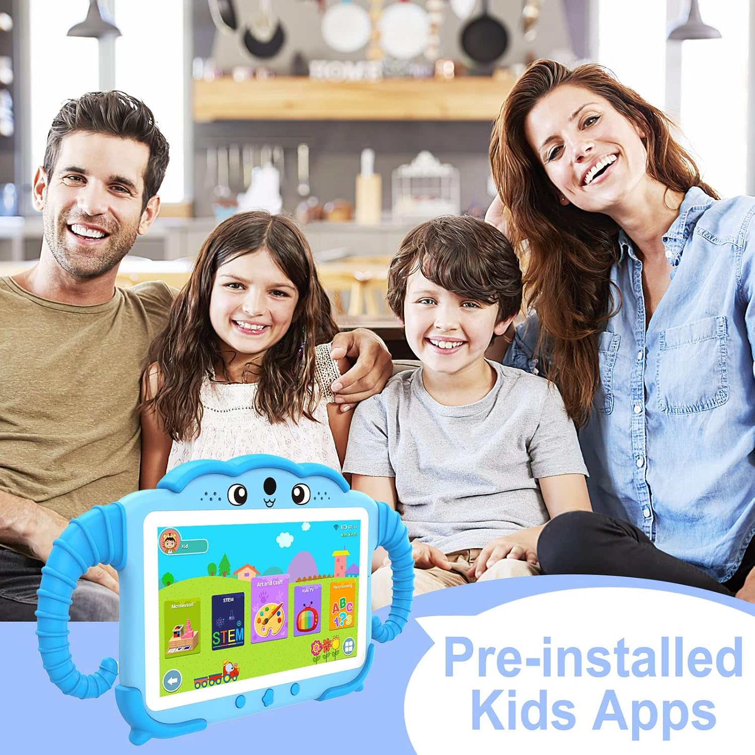 TABLET YOSATOO KIDS 7 PULGADAS 32GB ANDROID 11 AZUL CON FUNDA Y CONTROLES PARENTALES - 2