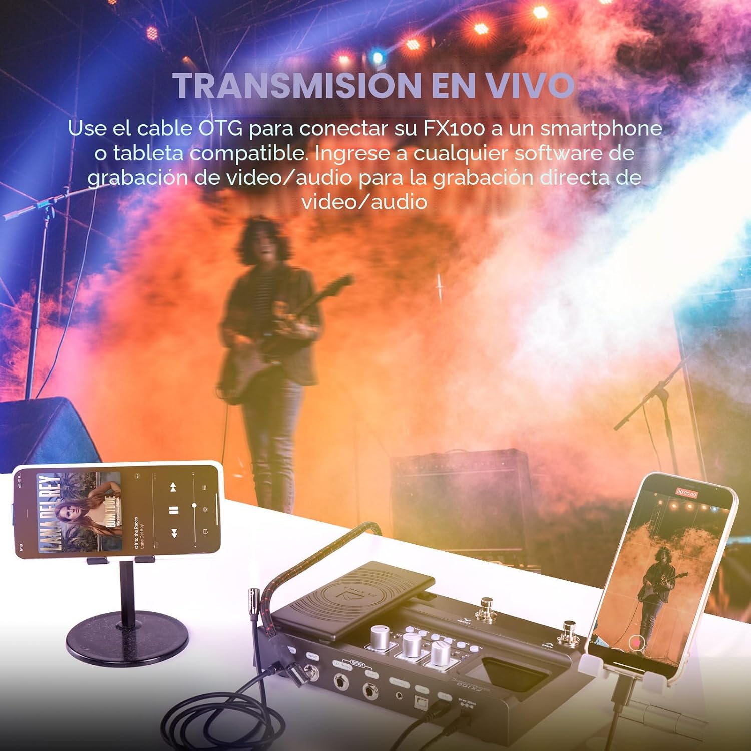 PEDAL DE EFECTOS FLAMMA FX100 MULTIEFECTOS PARA GUITARRA CON 55 MODELOS DE AMPLIFICADOR - 5
