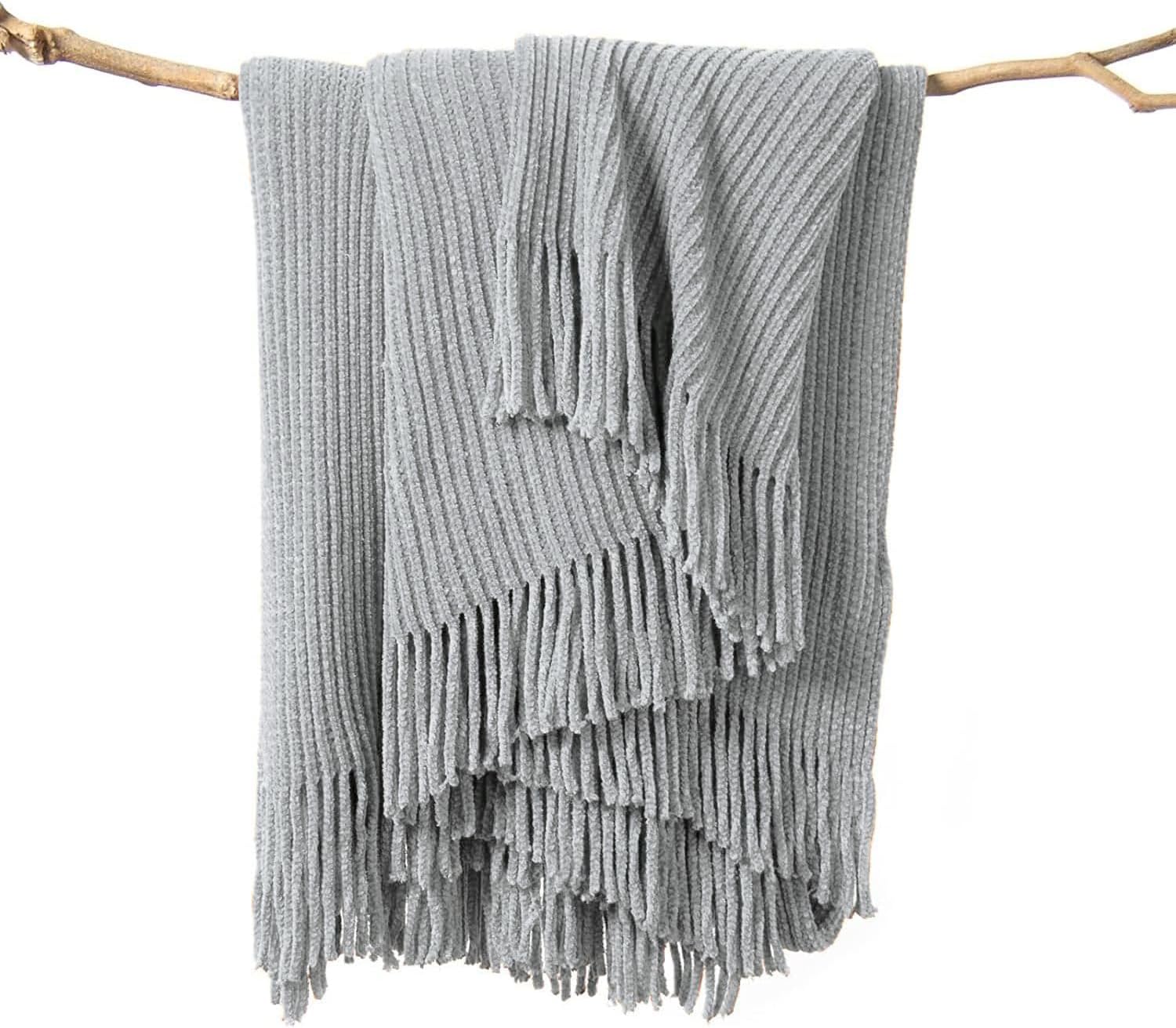 MANTA LIFEIN THROW BLANKET GRIS CLARO 60X80 PULGADAS - 1
