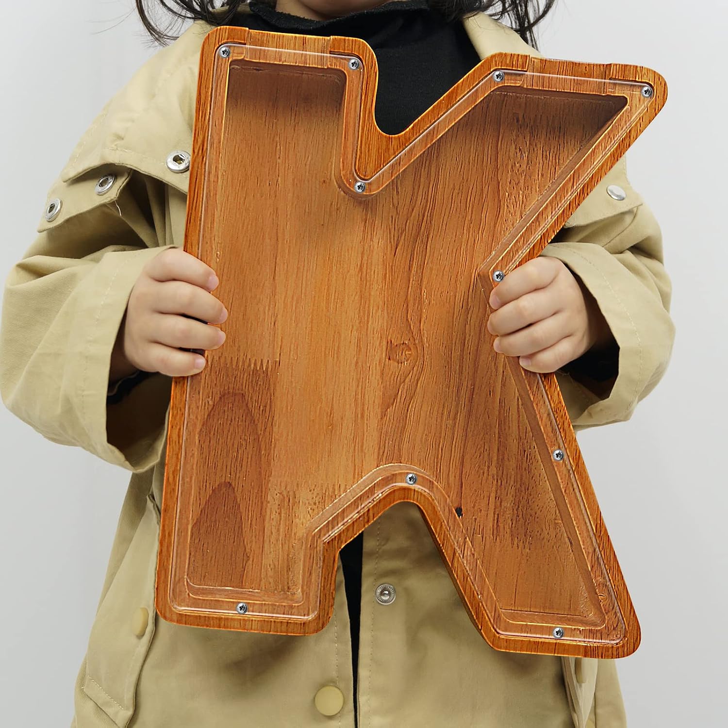 ALCANCÍA DE MADERA PERSONALIZADA SULEVALT 23 CM CON GRABADO LÁSER - 4