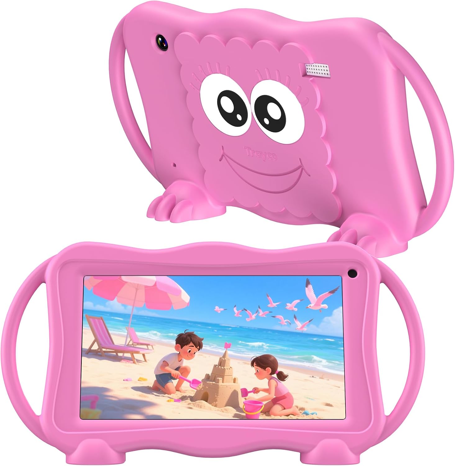 TABLET TRAYOO KIDS 7 PULGADAS 32GB PARA NIÑOS 3-12 AÑOS ROSA - 1