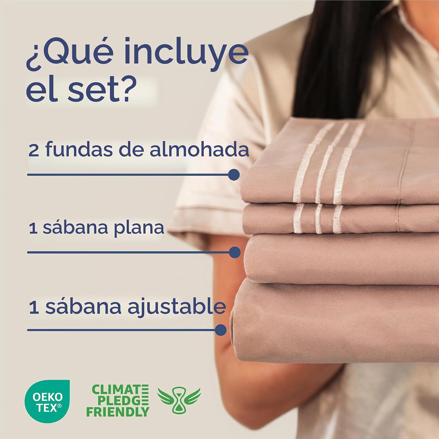 JUEGO DE SÁBANAS FULL SIZE 4 PIEZAS CGK UNLIMITED MICROFIBRA MALVA - 2