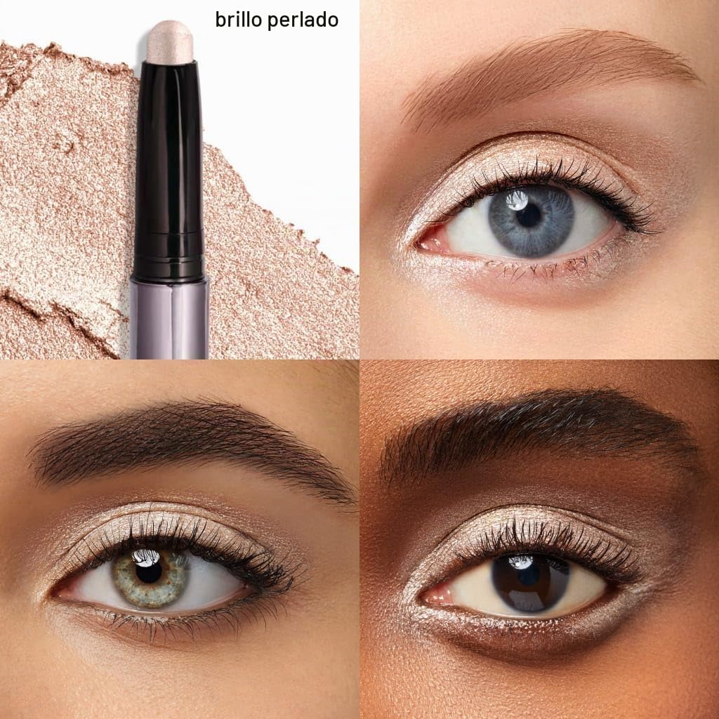 SOMBRA DE OJOS JULEP EYESHADOW 101 CRÈME-TO-POWDER STICK DUO PERLA Y CHAMPAÑA SHIMMER - 2