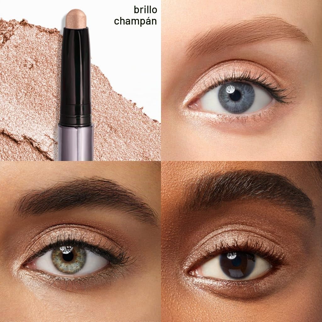 SOMBRA DE OJOS JULEP EYESHADOW 101 CRÈME-TO-POWDER STICK DUO PERLA Y CHAMPAÑA SHIMMER - 3