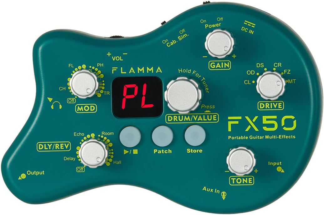 PEDAL DE EFECTOS FLAMMA FX50 MULTI-EFECTOS PORTÁTIL PARA GUITARRA - 1