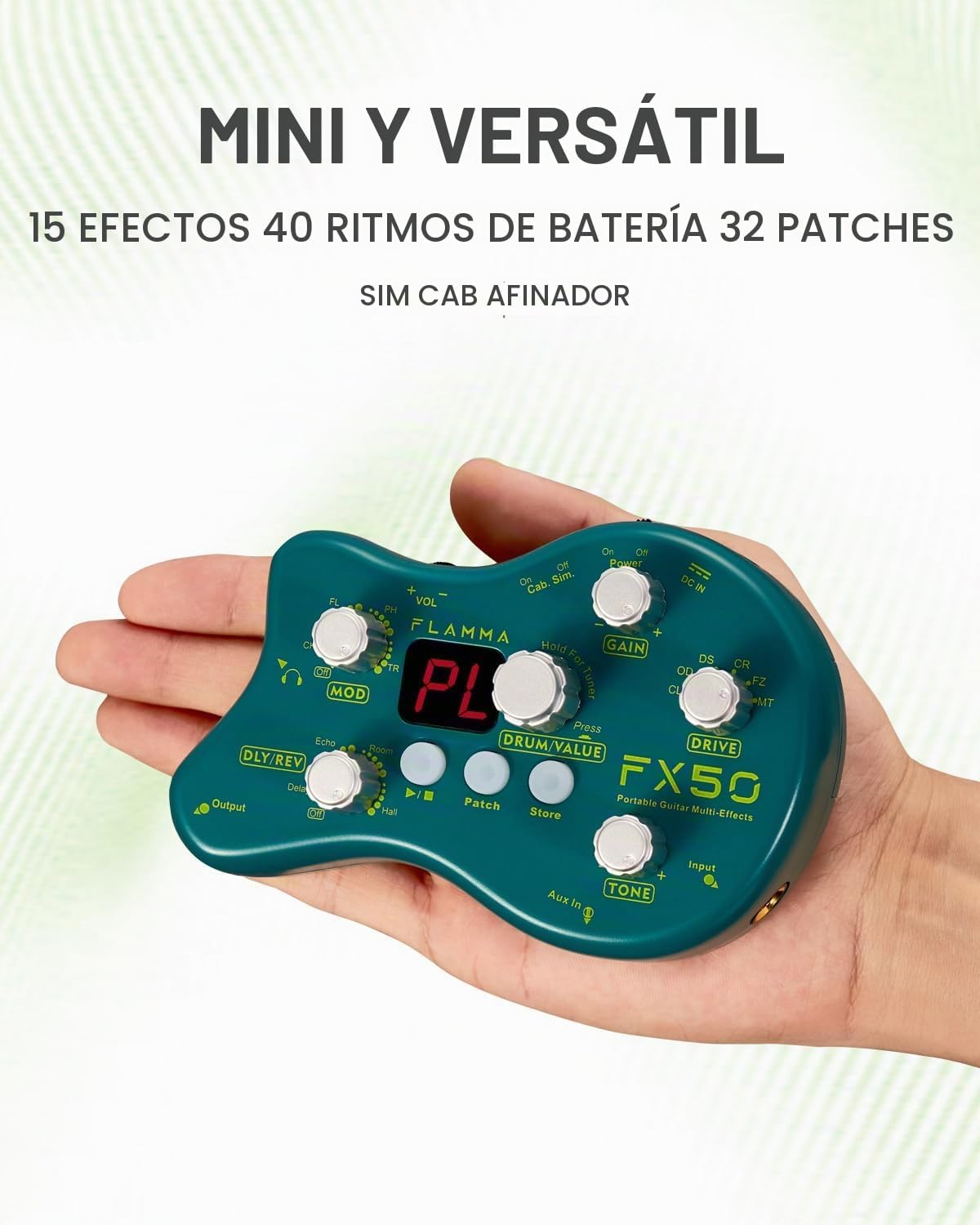 PEDAL DE EFECTOS FLAMMA FX50 MULTI-EFECTOS PORTÁTIL PARA GUITARRA - 2