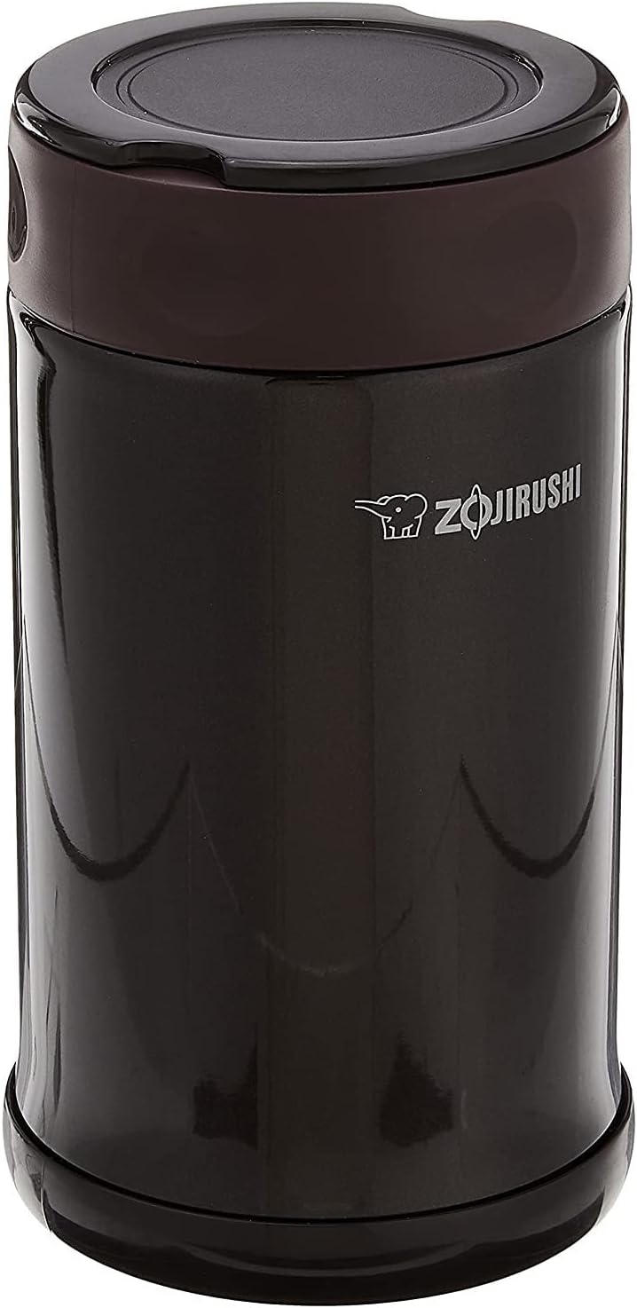 CONTENEDOR DE ALIMENTOS ZOJIRUSHI ACERO INOXIDABLE 740 ML MARRÓN OSCURO - 1