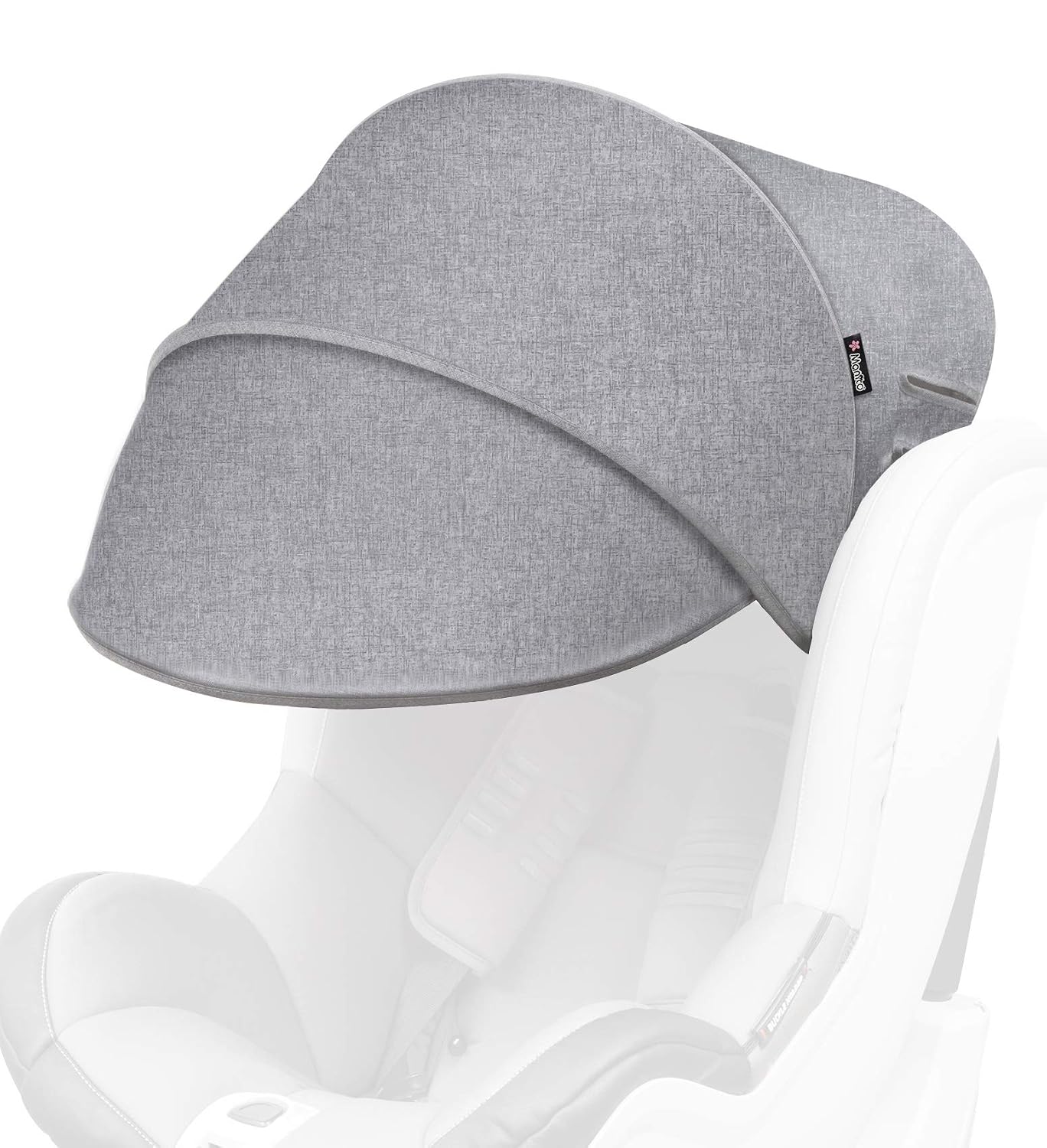 CUBRE COCHE MANITO SUN SHADE EXTENDER GRIS Y NEGRO - 1