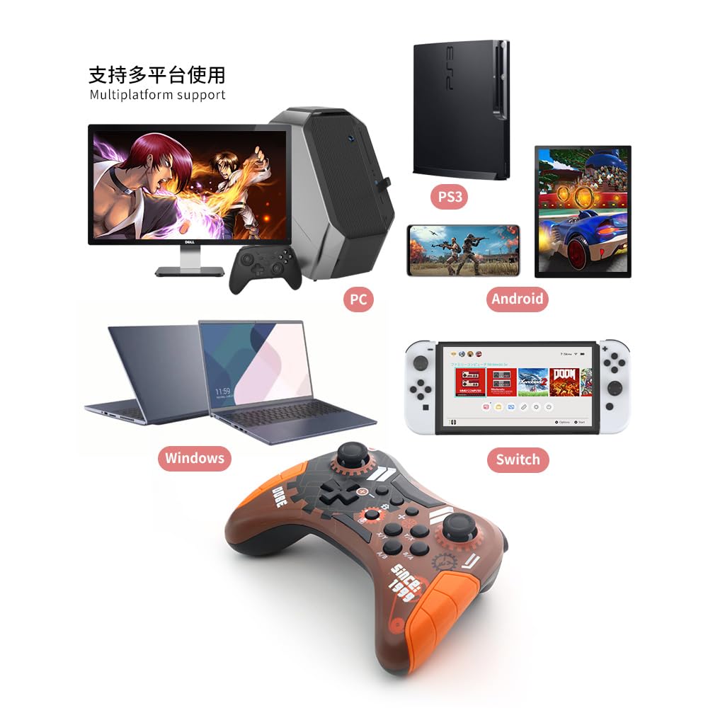 CONTROL INALÁMBRICO DOBE MULTIPLATAFORMA CON BLUETOOTH Y GYRO 6 EJES - 2