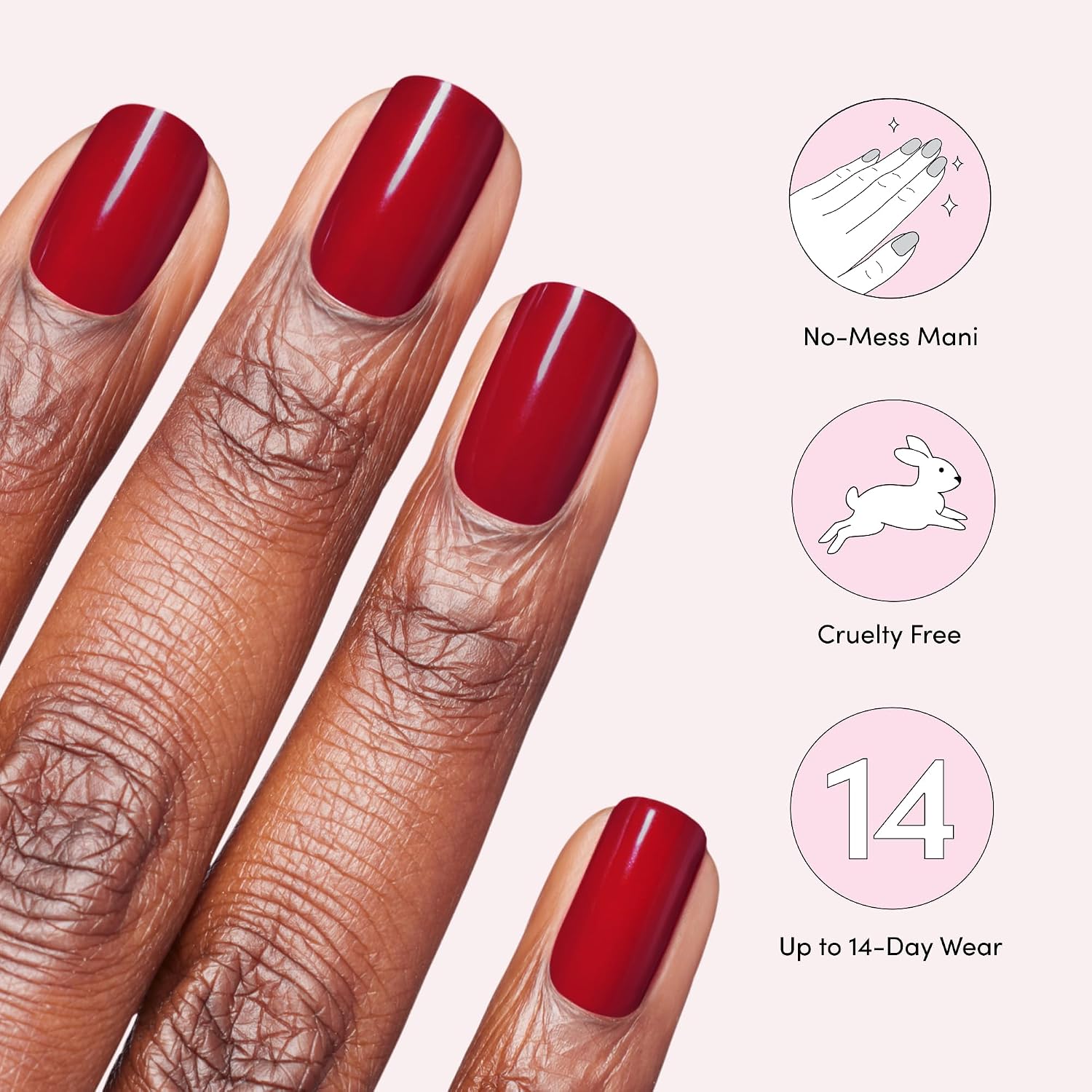 KIT DE MANICURA DASHING DIVA GLAZE NAIL STARTER HOT TAMALE CON LÁMPARA LED - 3