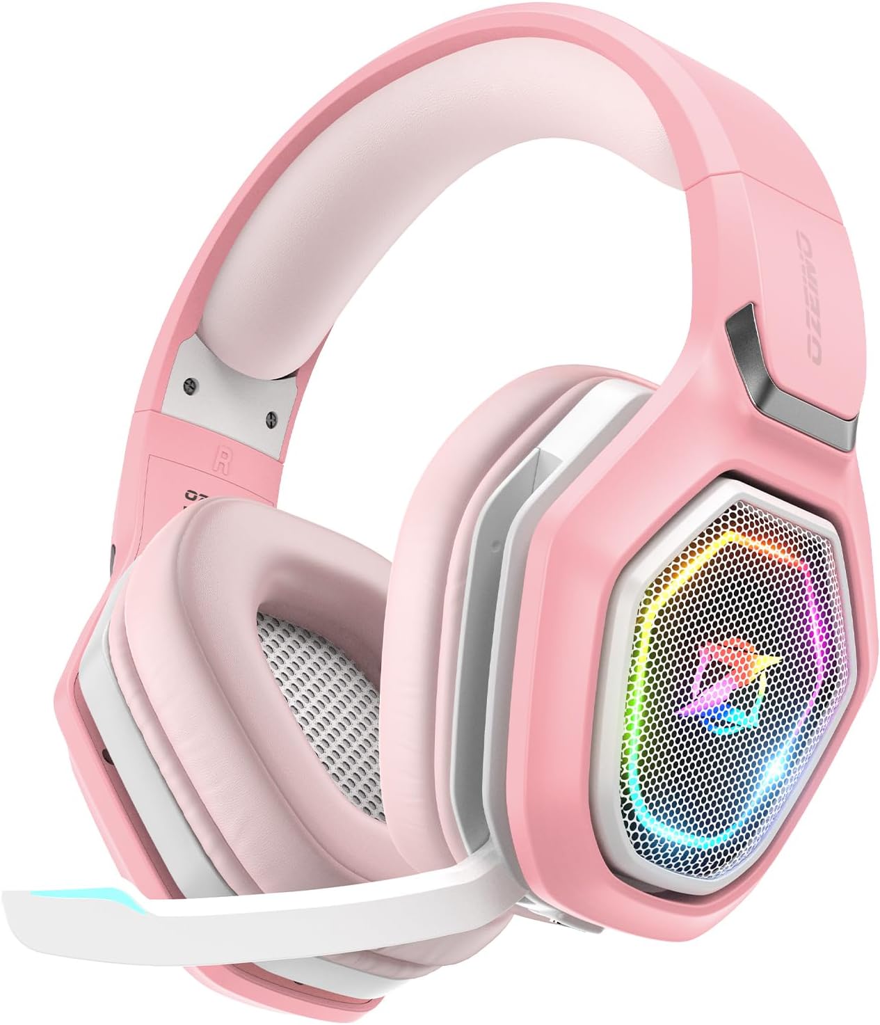 HEADSET GAMING OZEINO 2.4GHZ WIRELESS CON MICRÓFONO Y RGB - 1