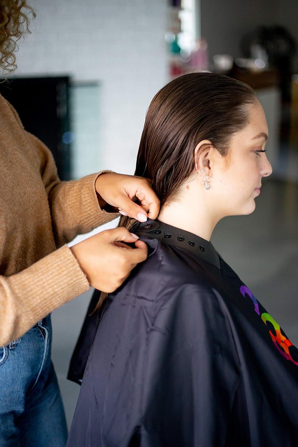 CAPA PARA CORTE DE CABELLO FRAMAR PROFESSIONAL 57' X 45' - 4