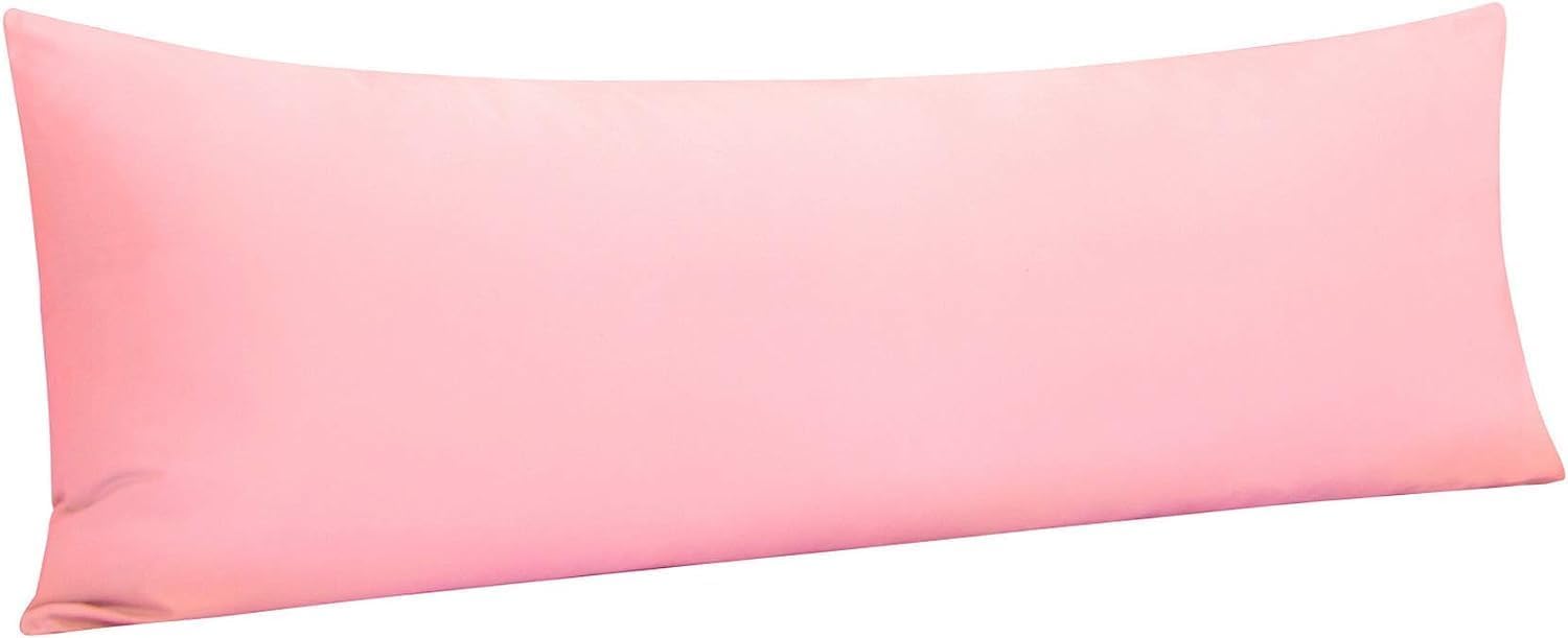SET DE 2 FUNDAS DE ALMOHADA INFANTIL 13X18 ALGODÓN EGIPCIO 500 HILOS ROSA - 1