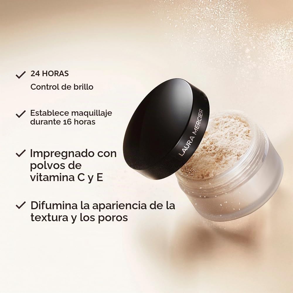 POLVO SUELTO TRANSLÚCIDO LAURA MERCIER CON VITAMINAS C + E - 4