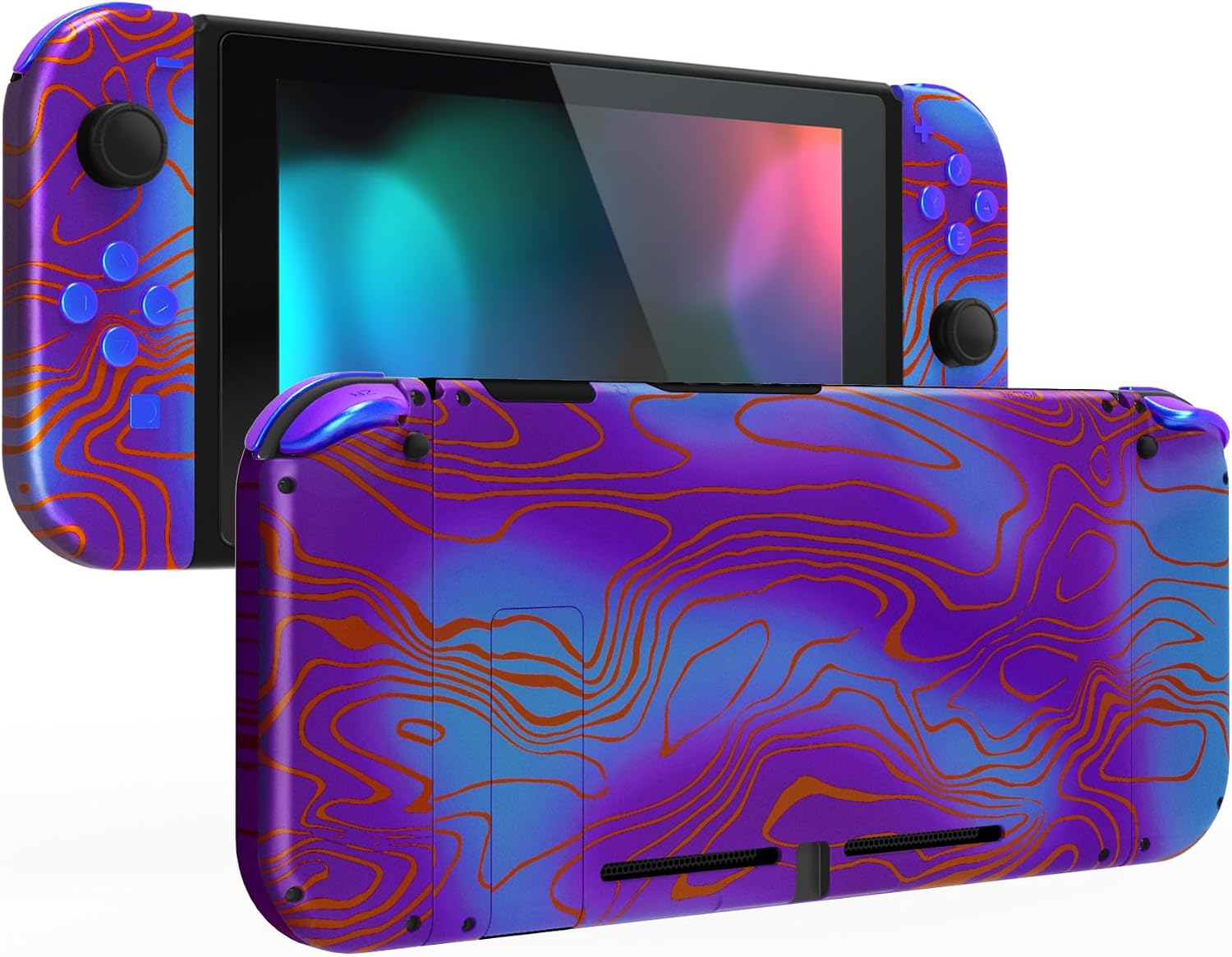 KIT DE CARCASA Y BOTONES DE REEMPLAZO EXTREMERATE PARA NINTENDO SWITCH DAMASCUSCAMO - 1