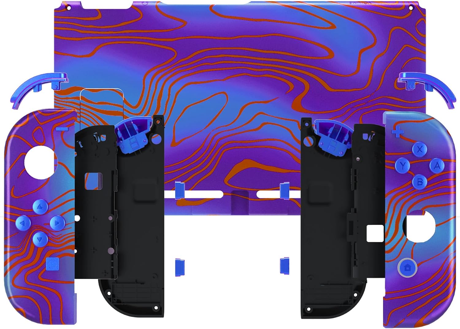 KIT DE CARCASA Y BOTONES DE REEMPLAZO EXTREMERATE PARA NINTENDO SWITCH DAMASCUSCAMO - 3