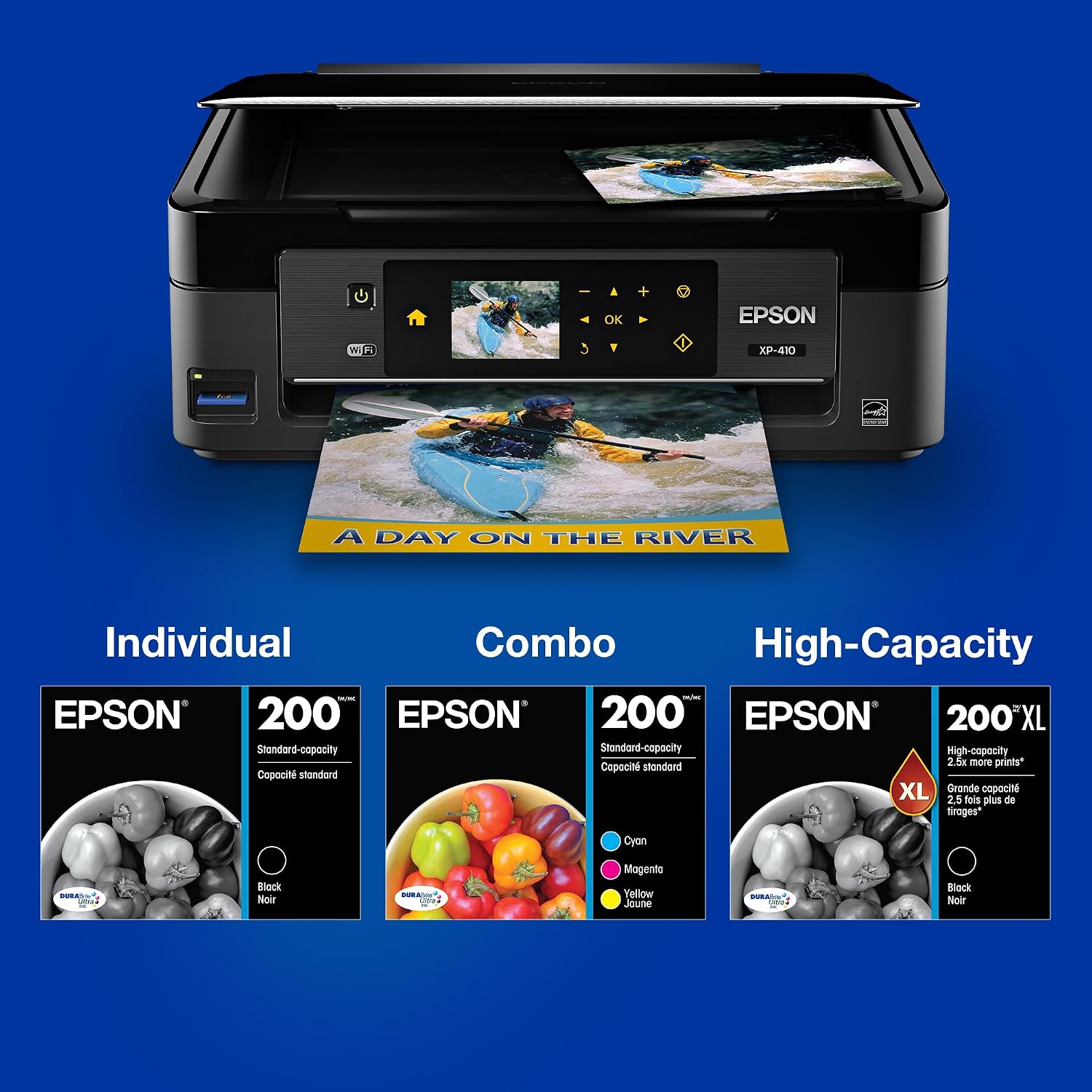 CARTUCHO DE TINTA EPSON 200 DURABRITE ULTRA AMARILLO T200420 - 5