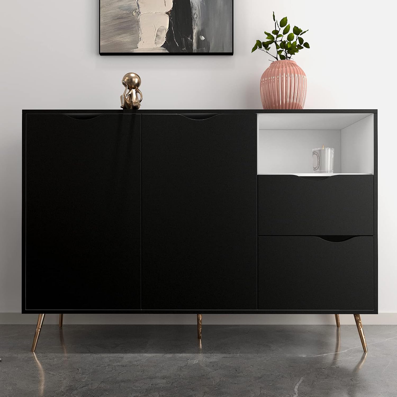 PAPEL MURAL AUTOADHESIVO VARYPAPER 32'' X 118'' NEGRO MATE REMOVIBLE - 5