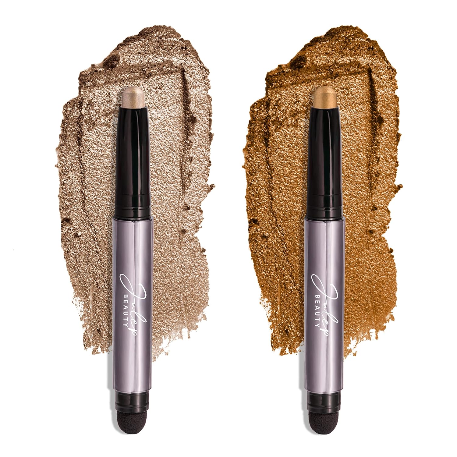 SOMBRA DE OJOS JULEP EYESHADOW 101 CRÈME-TO-POWDER DUO MOONLIGHT AND HONEY GOLD SHIMMER - 1
