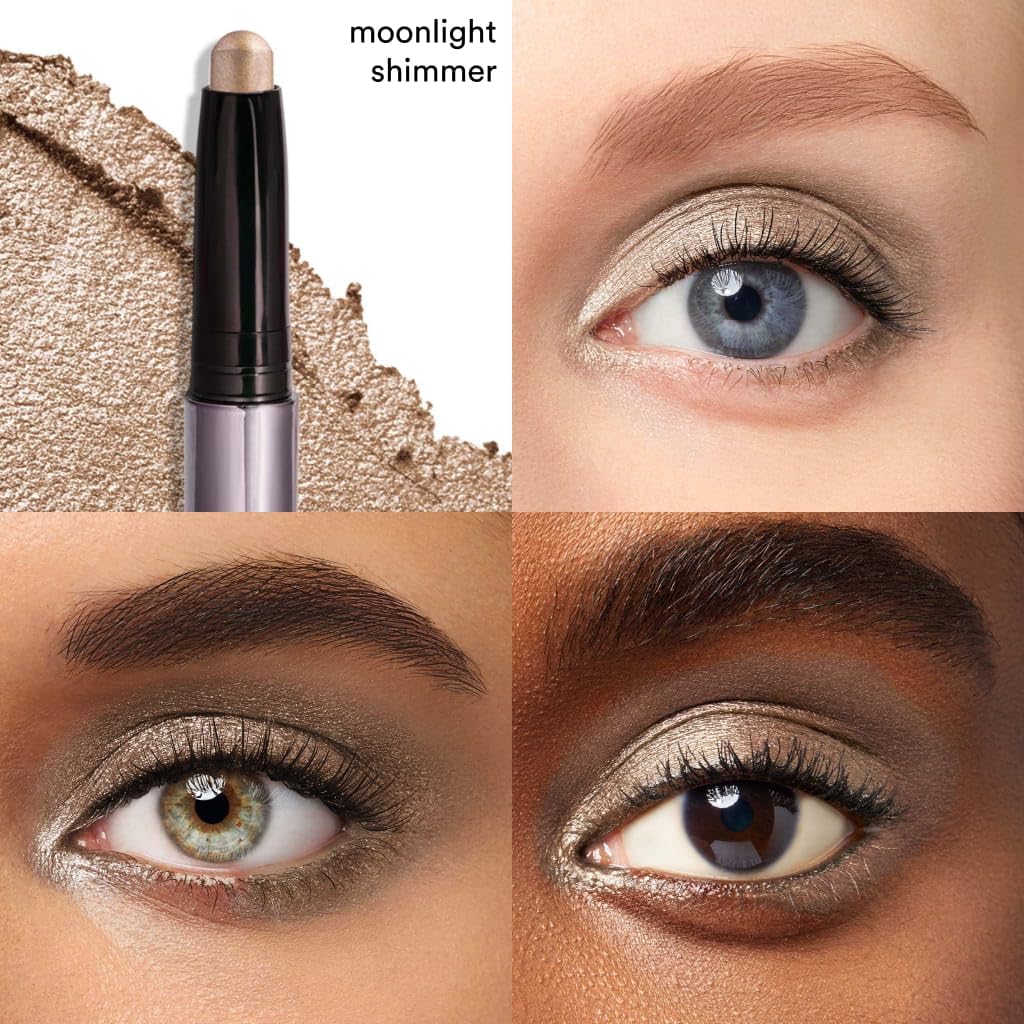 SOMBRA DE OJOS JULEP EYESHADOW 101 CRÈME-TO-POWDER DUO MOONLIGHT AND HONEY GOLD SHIMMER - 2
