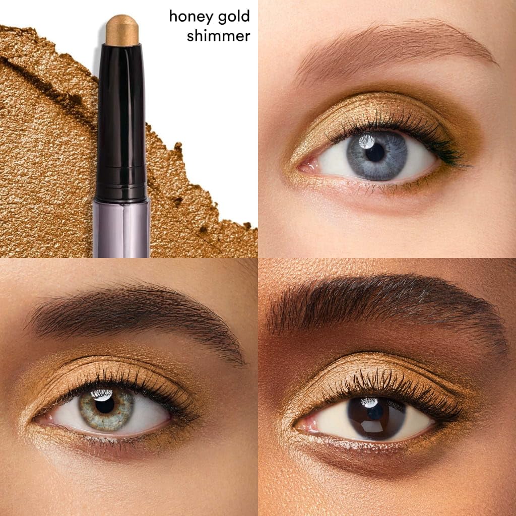 SOMBRA DE OJOS JULEP EYESHADOW 101 CRÈME-TO-POWDER DUO MOONLIGHT AND HONEY GOLD SHIMMER - 3