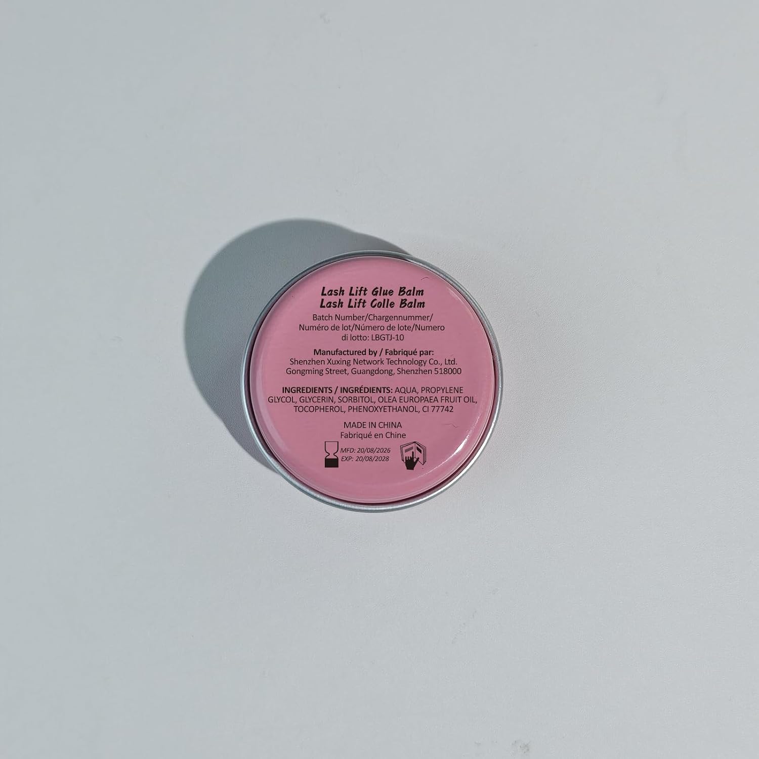 LIBEAUTY LASH LIFT GLUE BALM ADHESIVO PARA LIFTING DE PESTAÑAS VERDE MANZANA 10G - 3