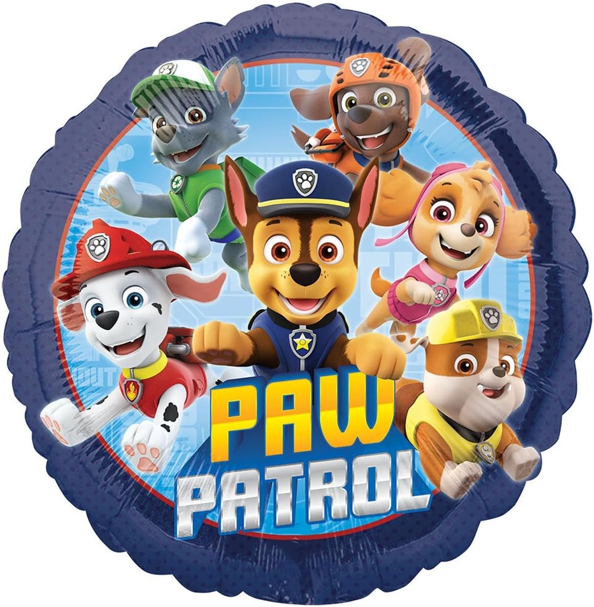 SET DE GLOBOS PAW PATROL 2DO CUMPLEAÑOS 13 PIEZAS ANAGRAM - 3