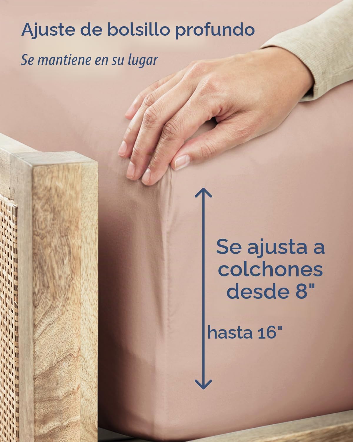 JUEGO DE SÁBANAS TWIN SIZE 3 PIEZAS MICROFIBRA MALVA - 4