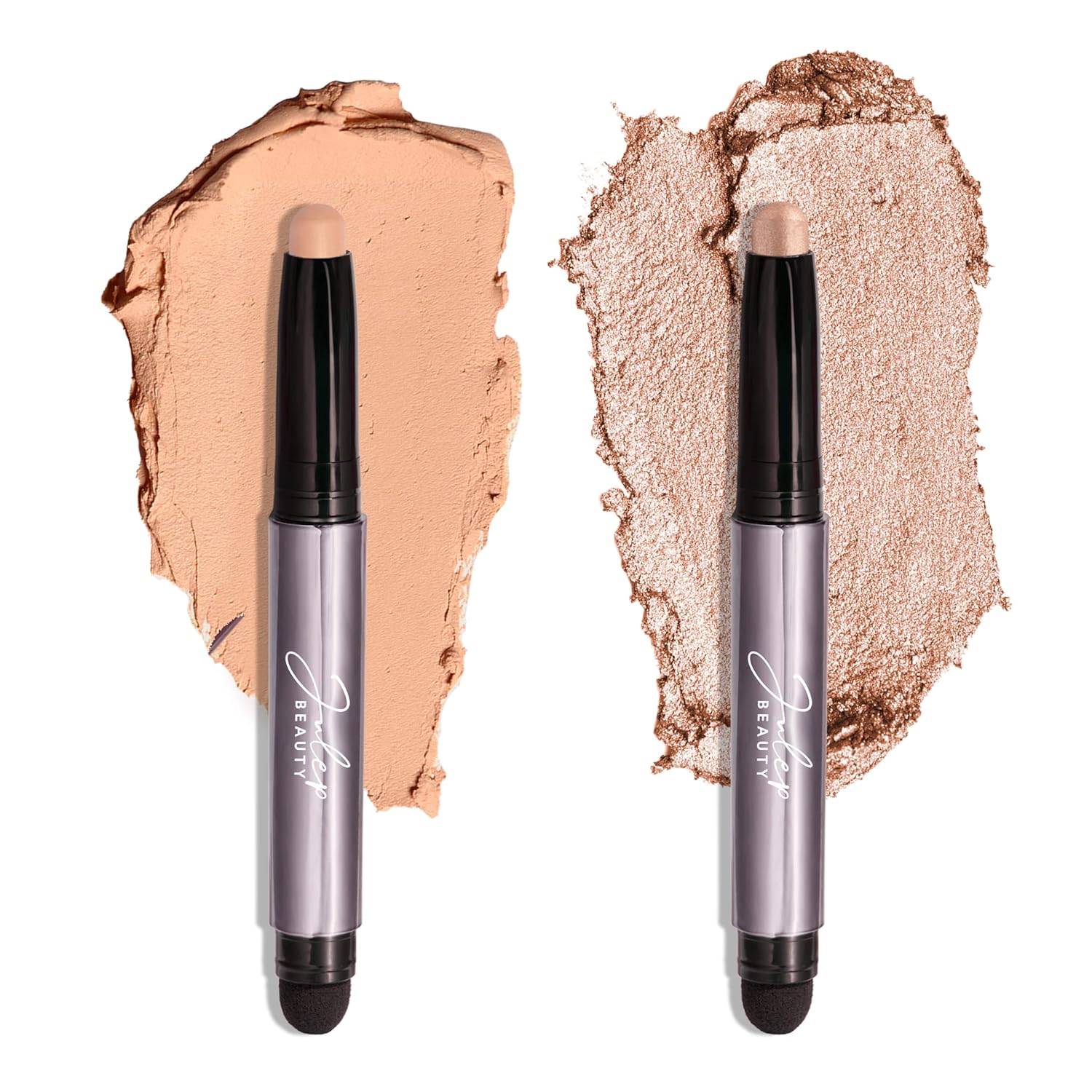SOMBRA DE OJOS JULEP EYESHADOW 101 CRÈME-TO-POWDER DUO DESERT MATTE CHAMPAGNE SHIMMER - 1