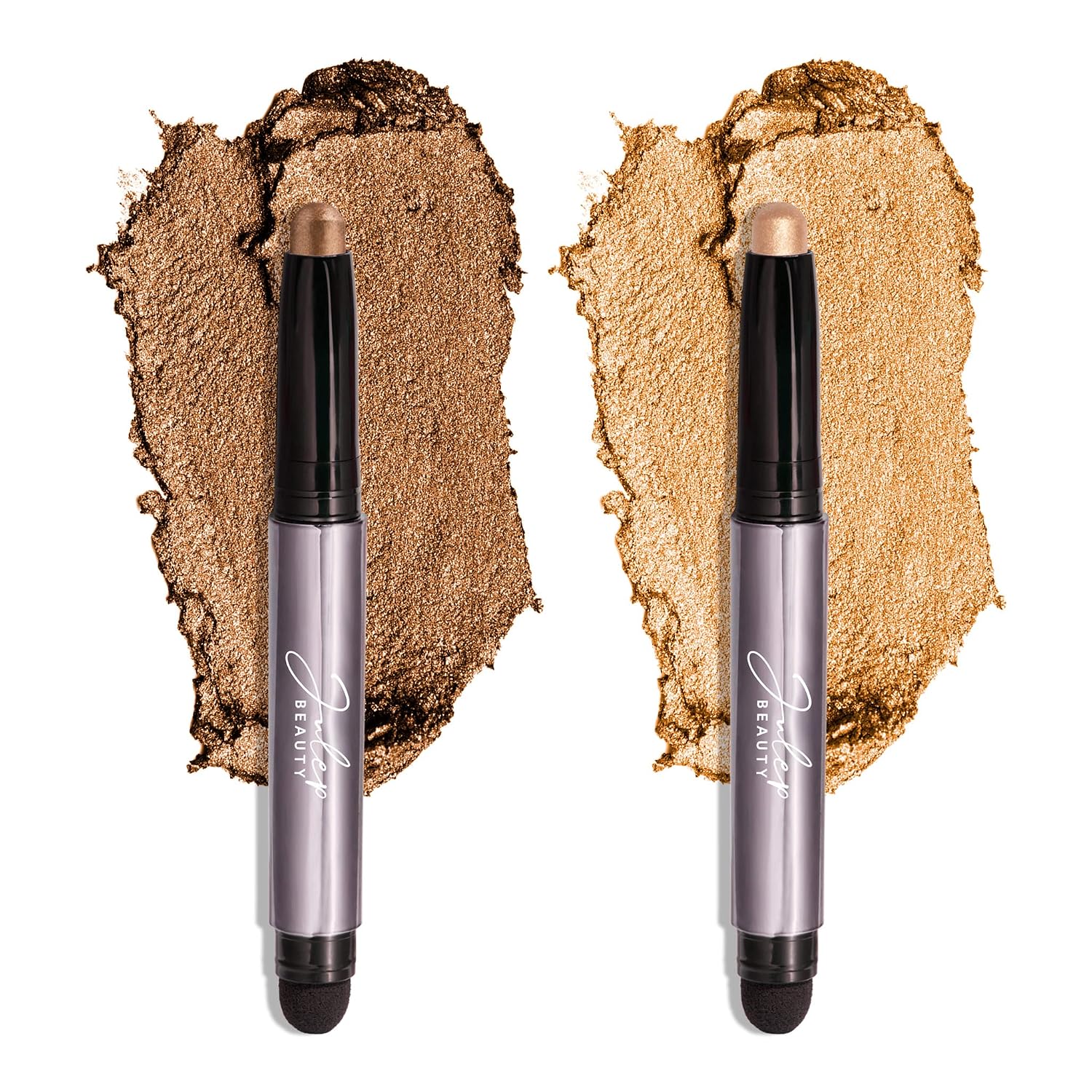 SOMBRA DE OJOS JULEP EYESHADOW 101 CRÈME-TO-POWDER STICK DUO BRONCE Y ORO CÁLIDO SHIMMER - 1