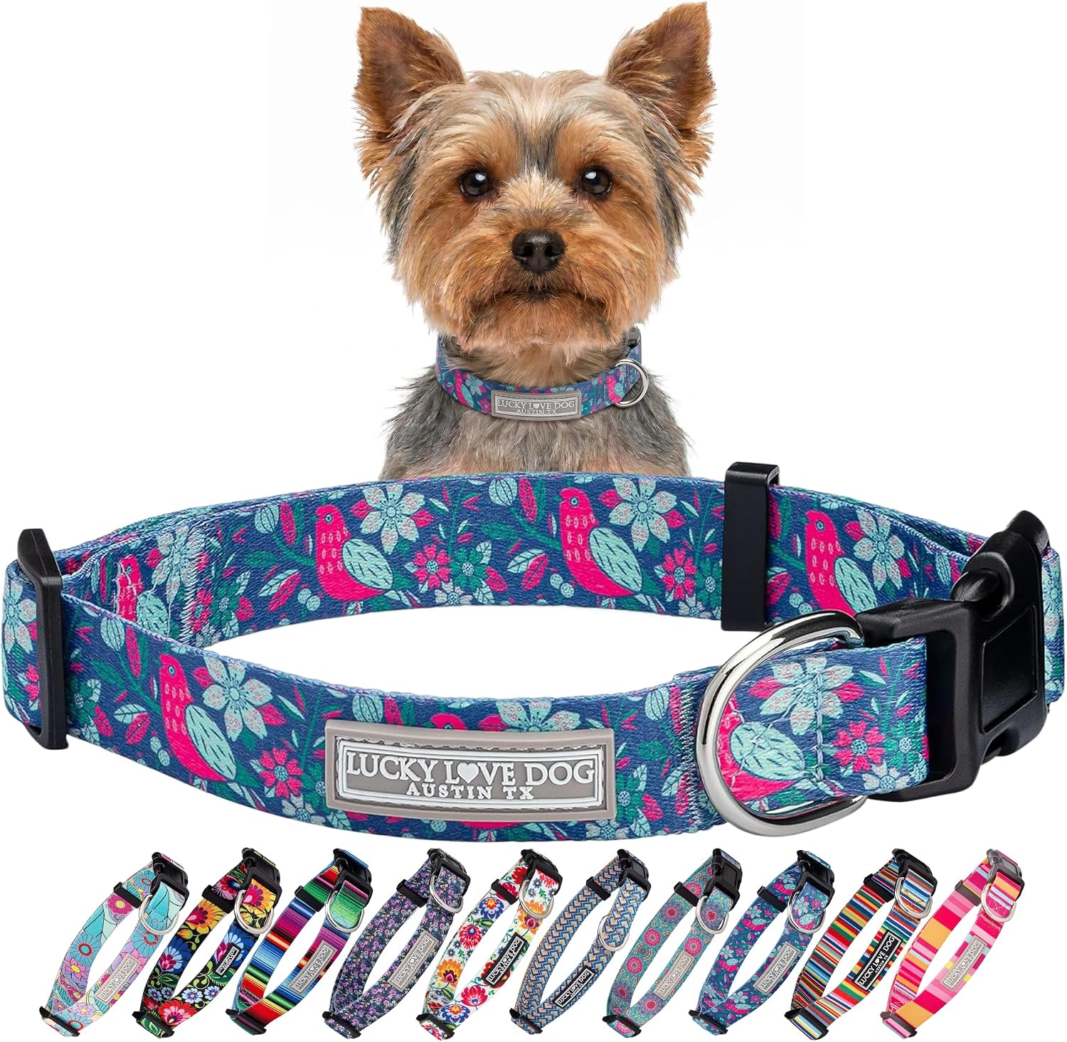 COLLAR LUCKY LOVE DOG CARRIEBELLE PARA CACHORROS Y PERROS PEQUEÑOS TALLA XS - 1