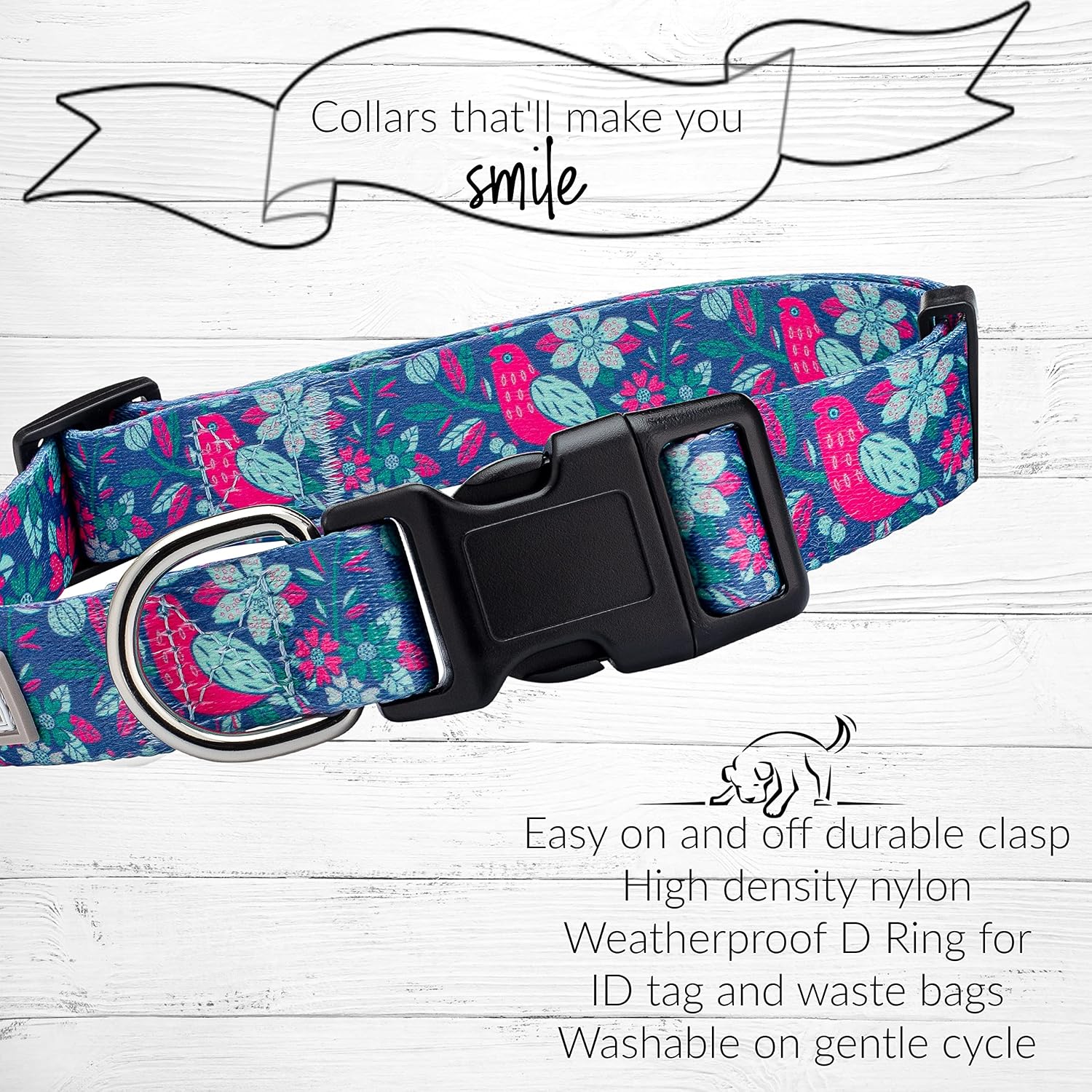 COLLAR LUCKY LOVE DOG CARRIEBELLE PARA CACHORROS Y PERROS PEQUEÑOS TALLA XS - 5