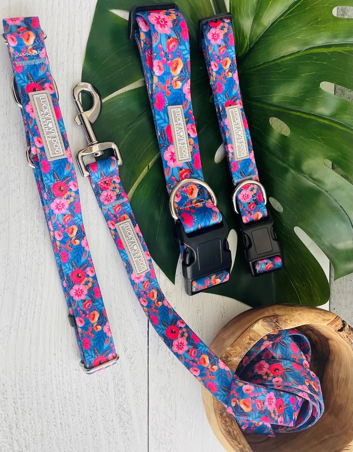 COLLAR Y CORREA LUCKY LOVE DOG ZUZU TALLA XL PARA PERROS GRANDES - 5