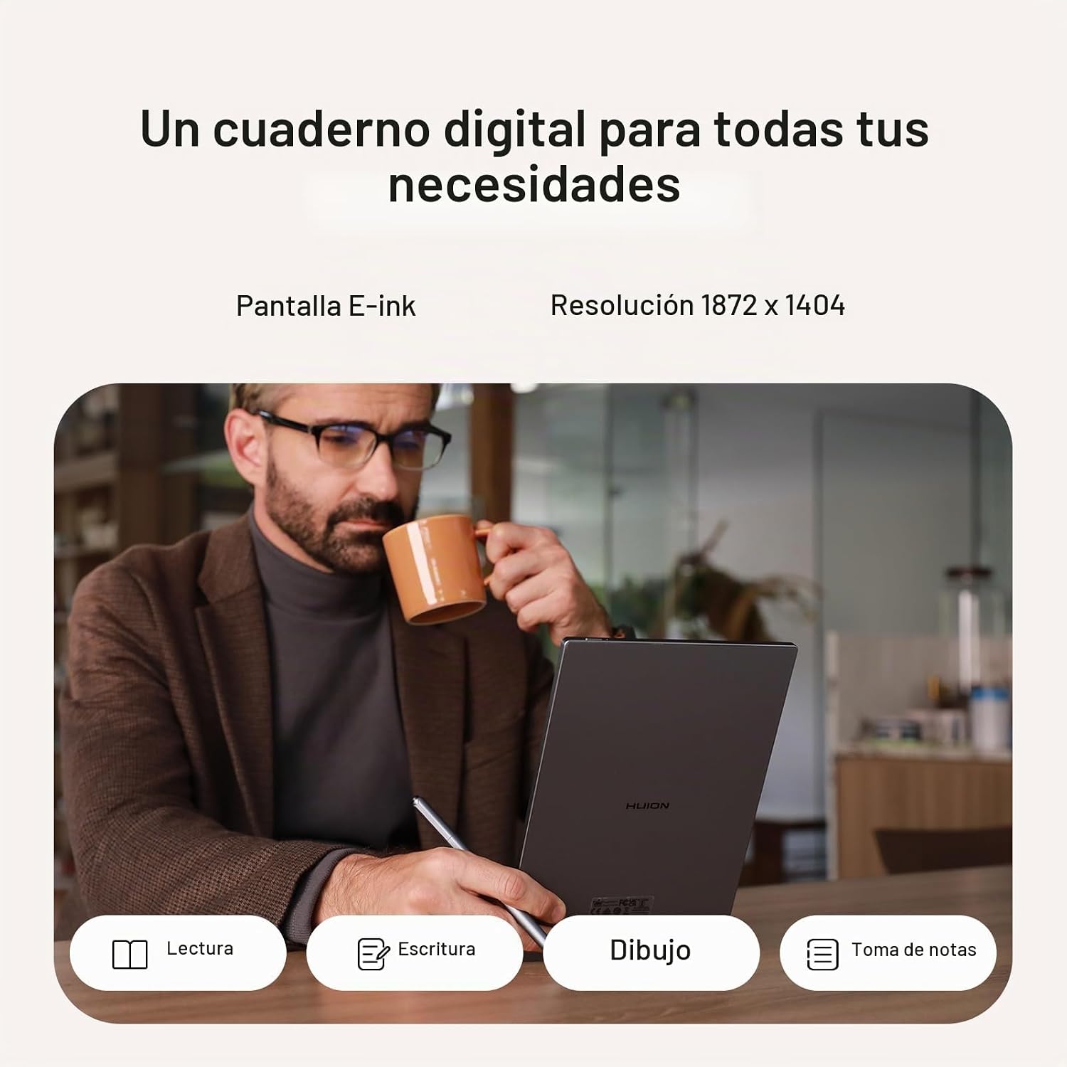 TABLET HUION INK EB1011 E INK 10.3' LIBRETA DIGITAL CON LÁPIZ INALÁMBRICO - 2
