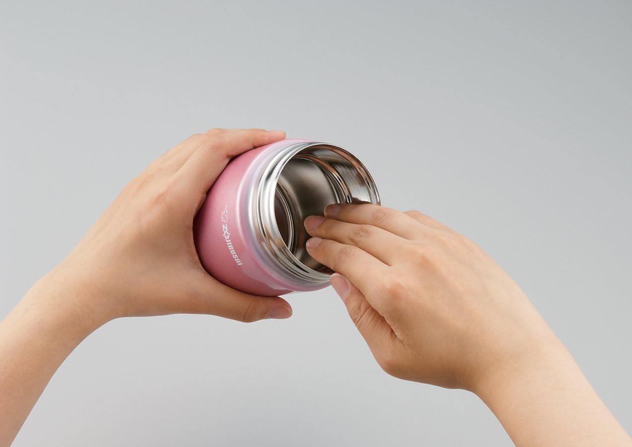 FRASCO TÉRMICO ZOJIRUSHI ACERO INOXIDABLE PEQUEÑO ROSA - 2