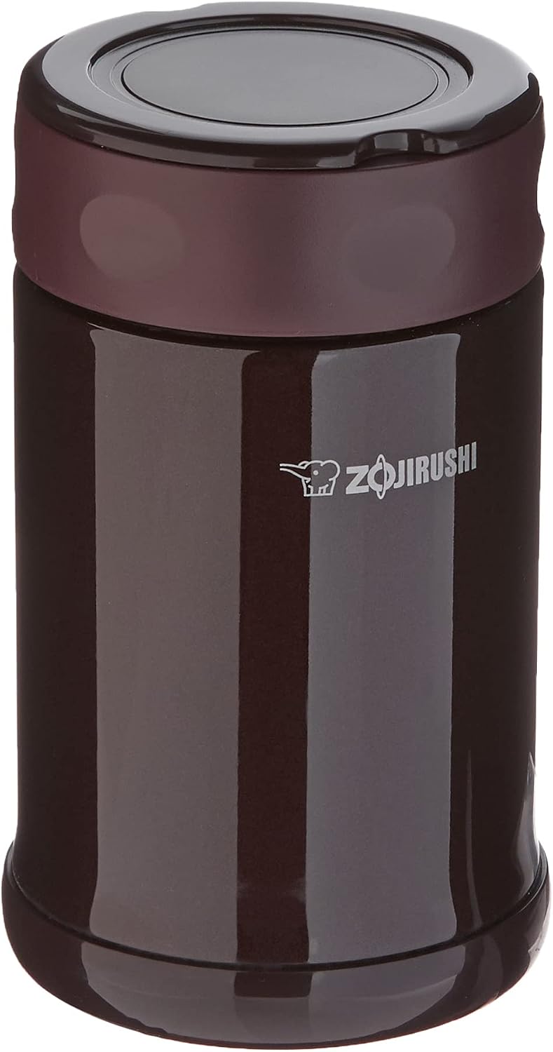 RECIPIENTE TÉRMICO ZOJIRUSHI ACERO INOXIDABLE MEDIANO MARRÓN OSCURO - 1