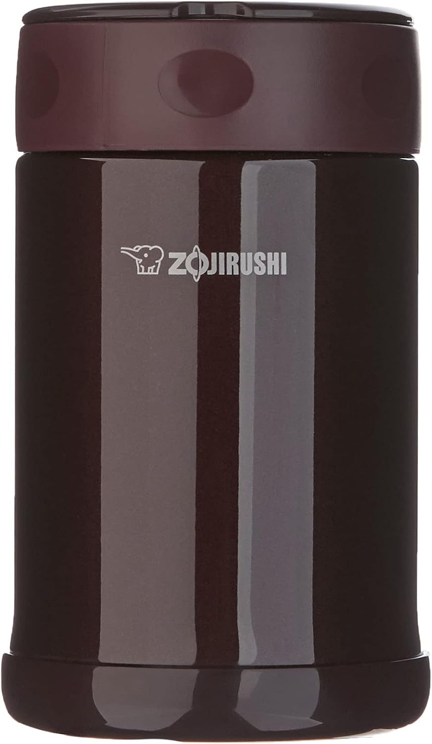 RECIPIENTE TÉRMICO ZOJIRUSHI ACERO INOXIDABLE MEDIANO MARRÓN OSCURO - 2